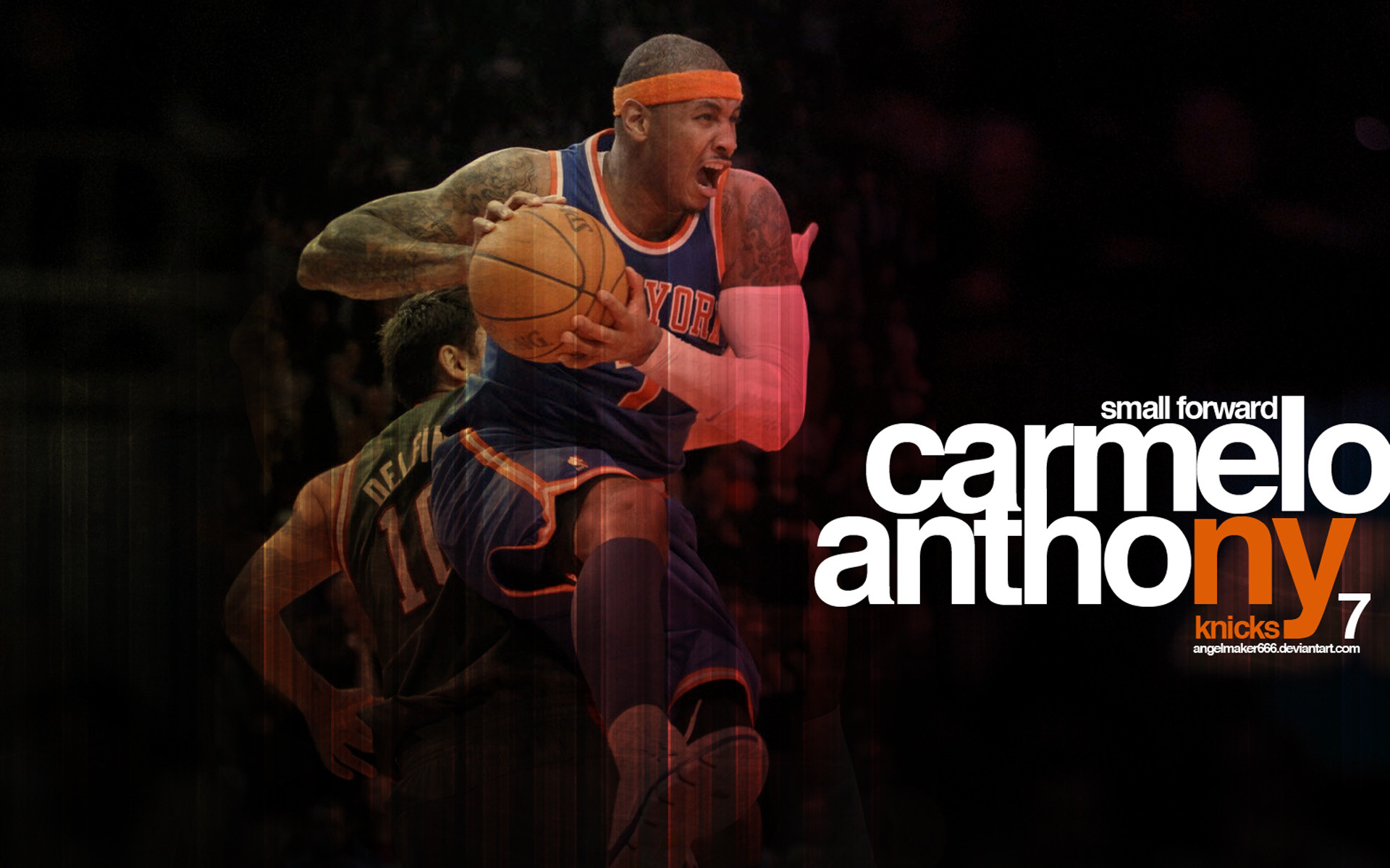 1920x1200 ... Carmelo Anthony Knicks Wall 2 by IshaanMishra