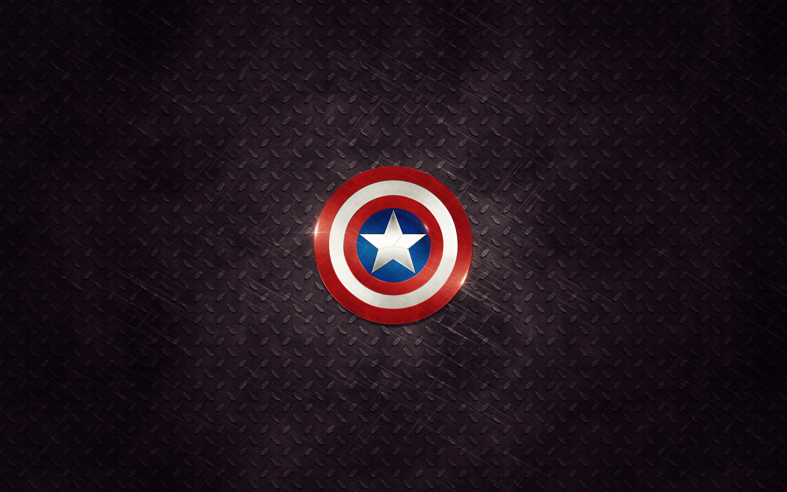 2560x1600 Captain America's shield wallpaper HD Marvel