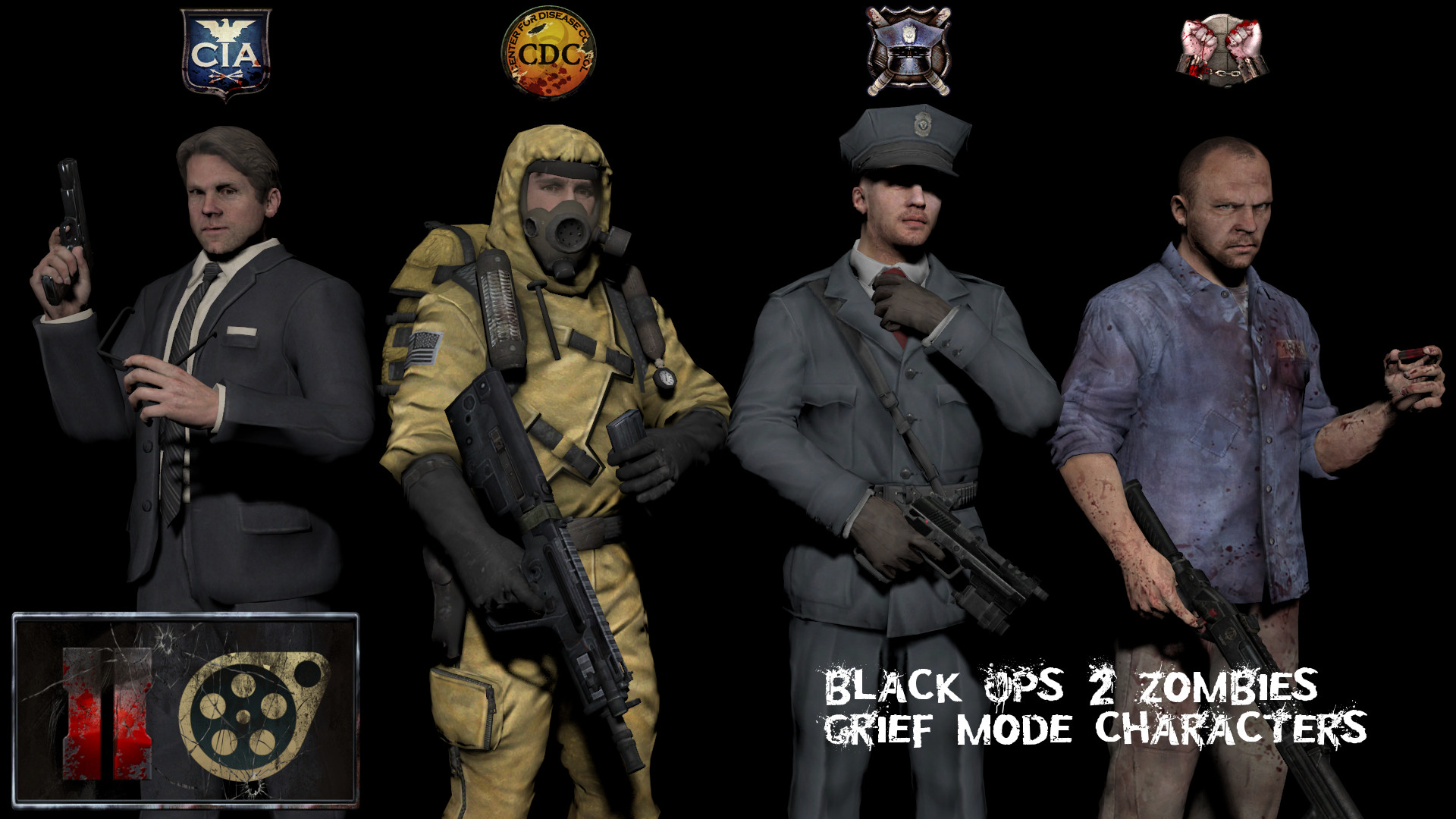 Cod bo2 zombies characters