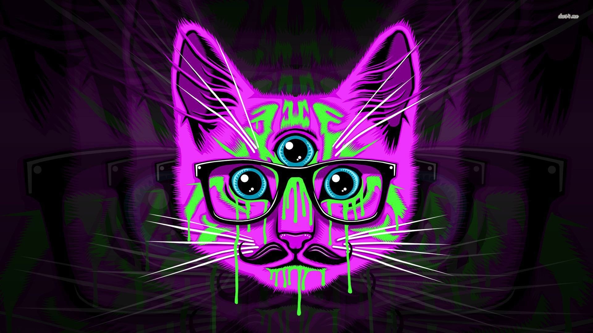 1920x1080 Hipster Cat wallpaper for iphone