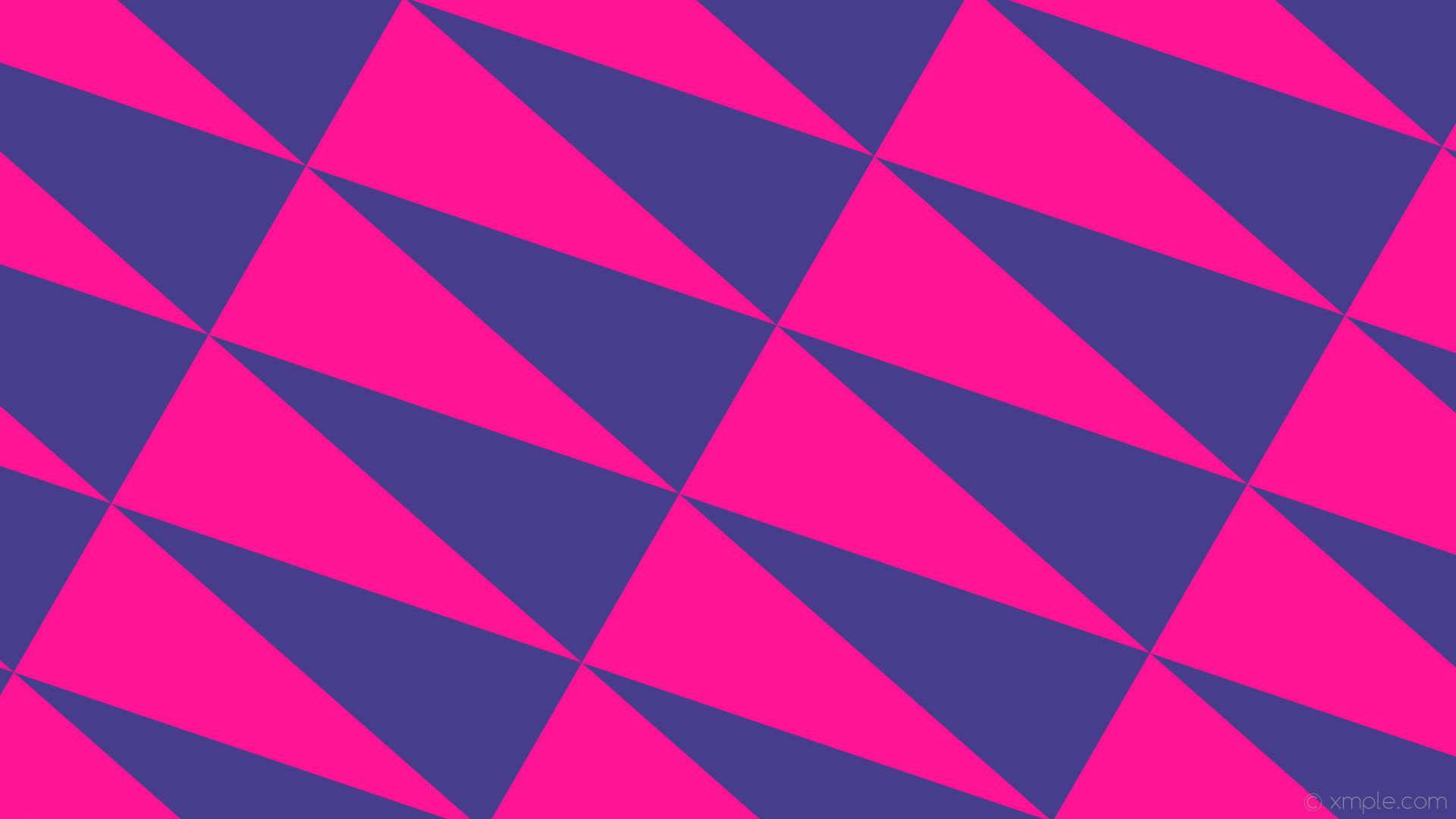 1920x1080 wallpaper triangle pink purple dark slate blue deep pink #483d8b #ff1493  240Â° 257px