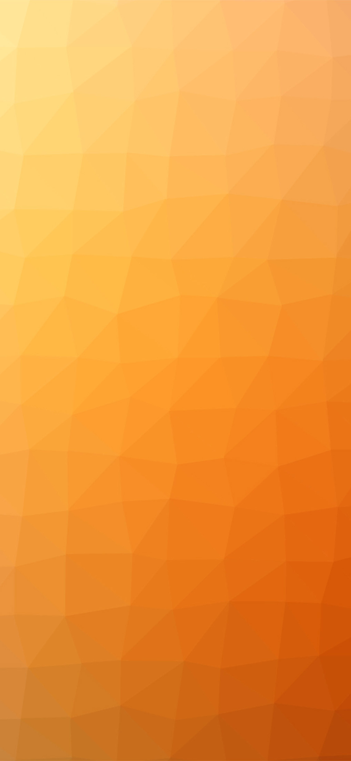 1125x2437 Orange polygon abstract pattern iPhone X Wallpaper