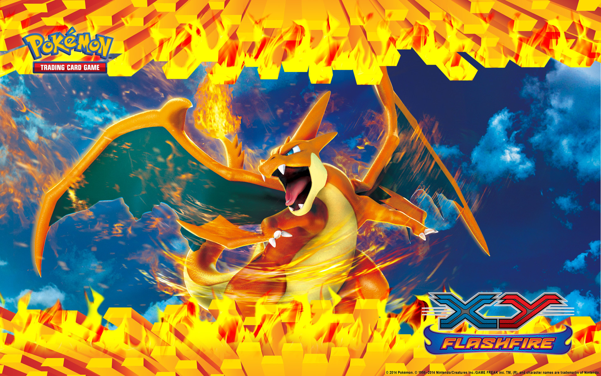 1920x1200 Displaying 18> Images For - Pokemon Charizard X Card.