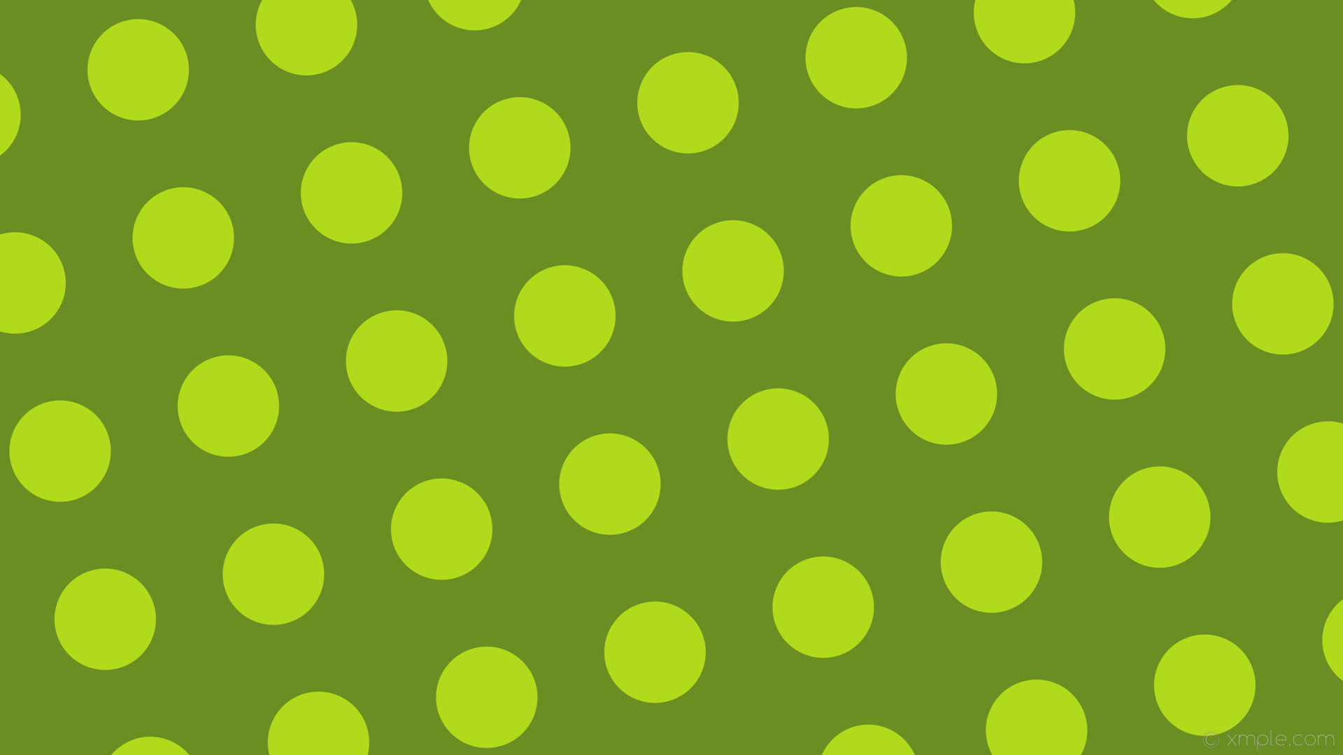 1920x1080 wallpaper green yellow polka dots spots olive drab #6b8e23 #b2da1c 285Â°  145px 249px