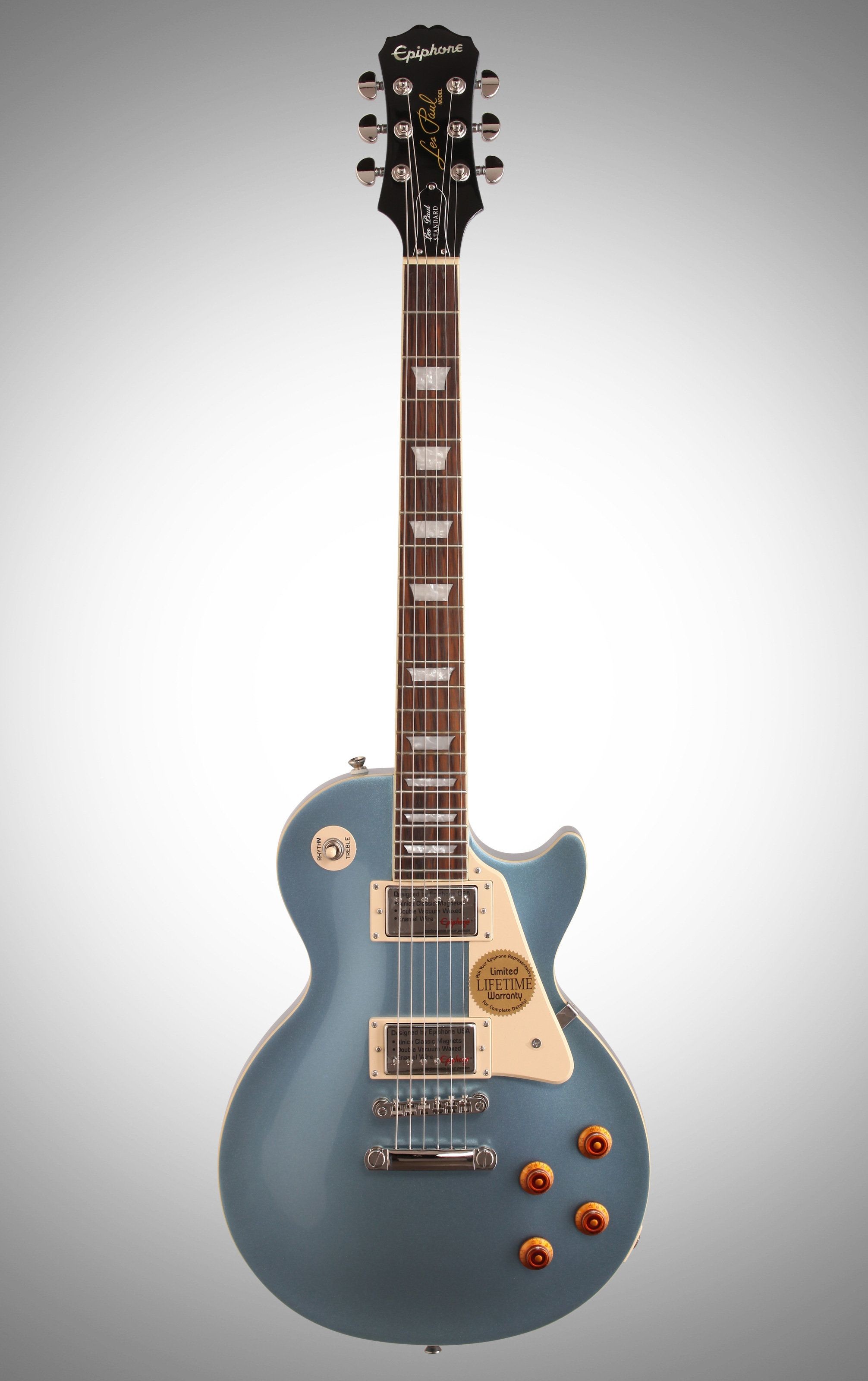 2012x3200 Epiphone Les Paul Standard in Pelham Blue. Awesome.
