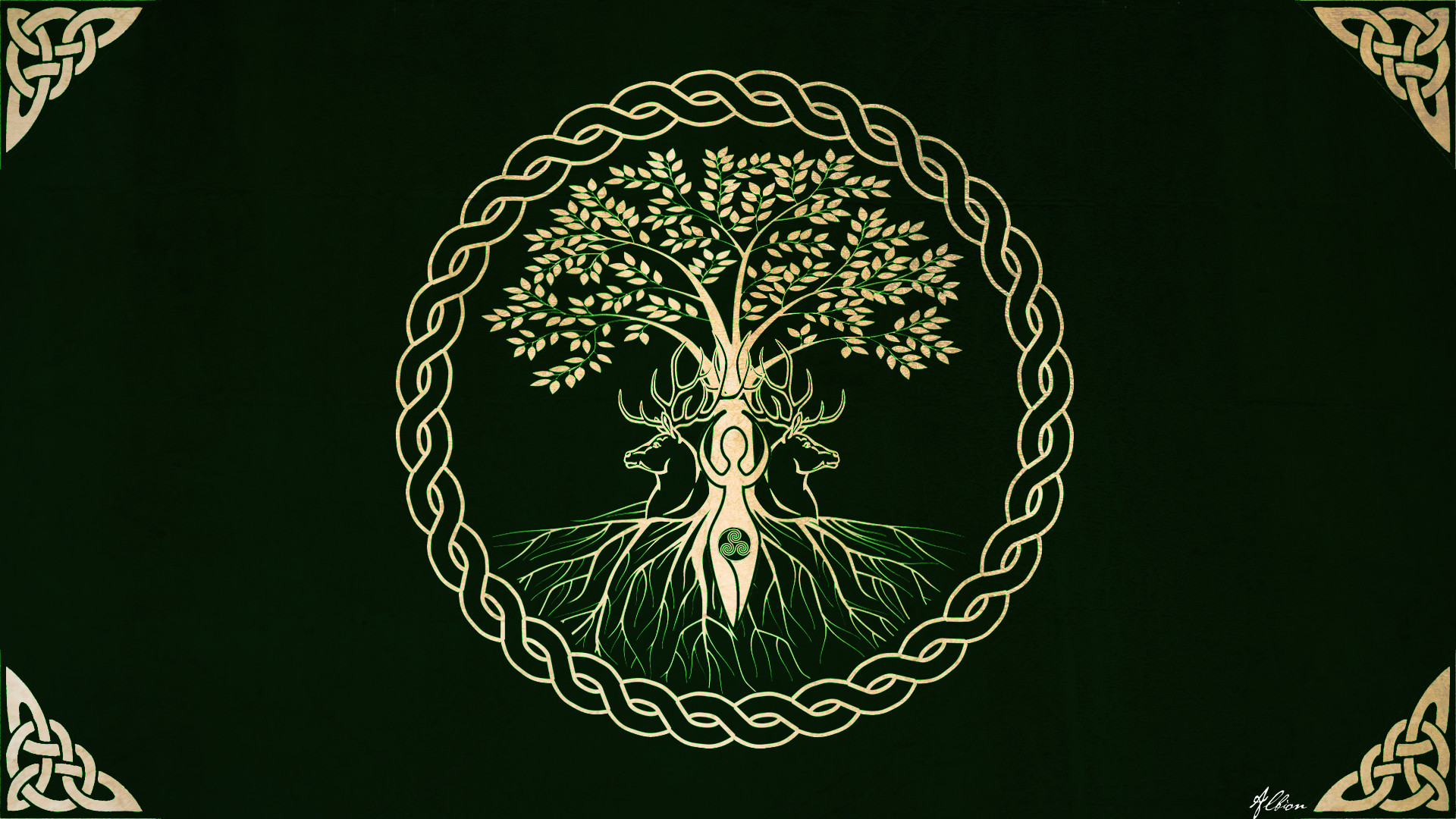 Celtic Symbol Wallpaper.