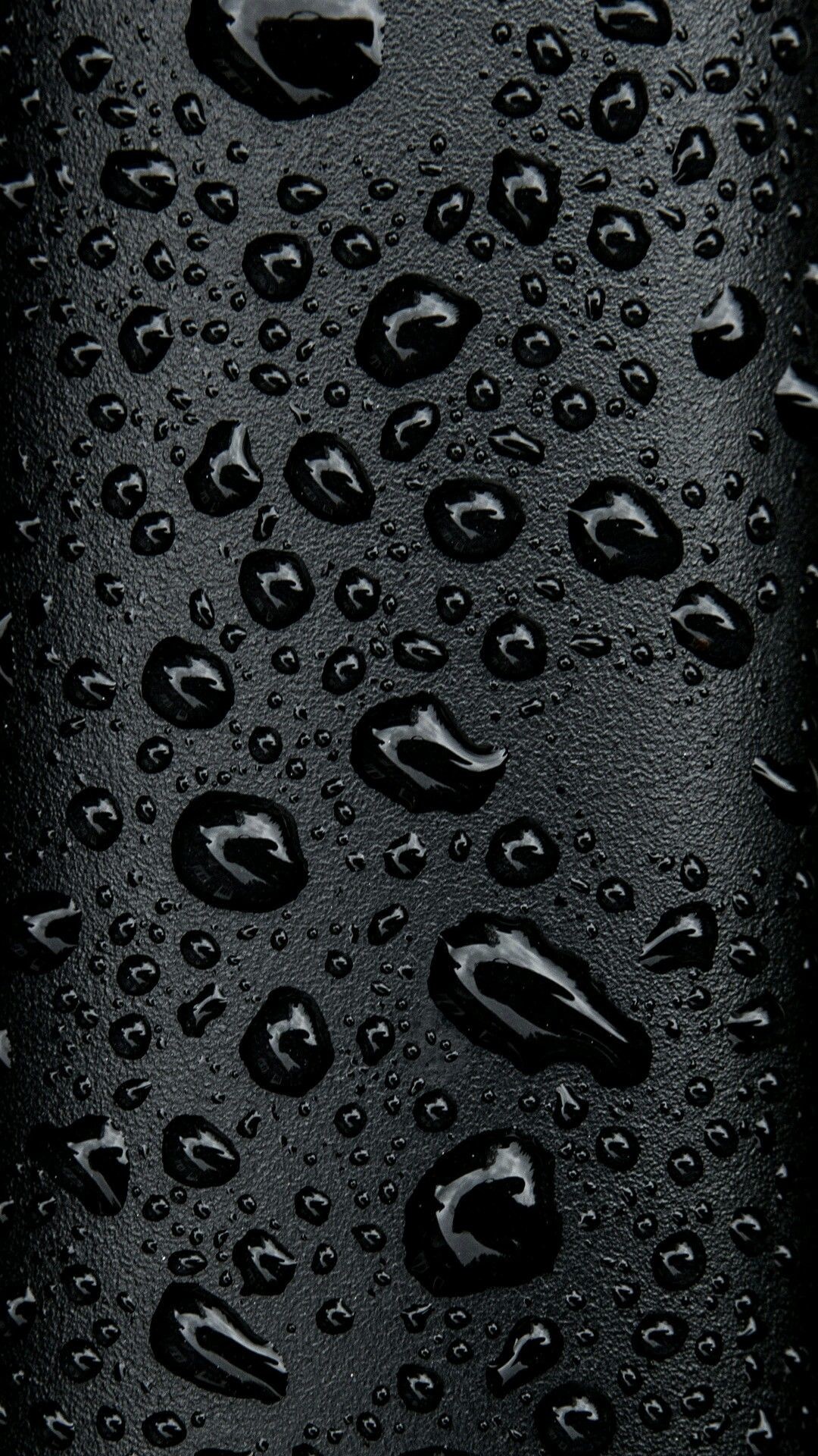 1080x1920 Black Water Droplets