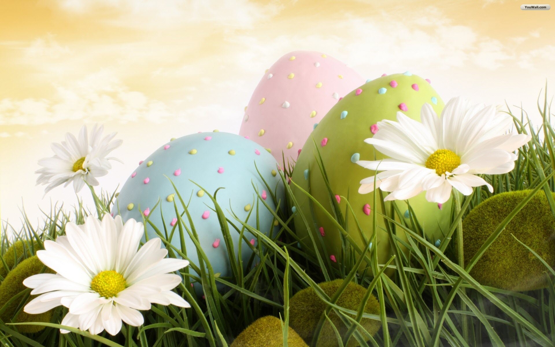 1920x1200 Happy Easter Eggs Wallpaper