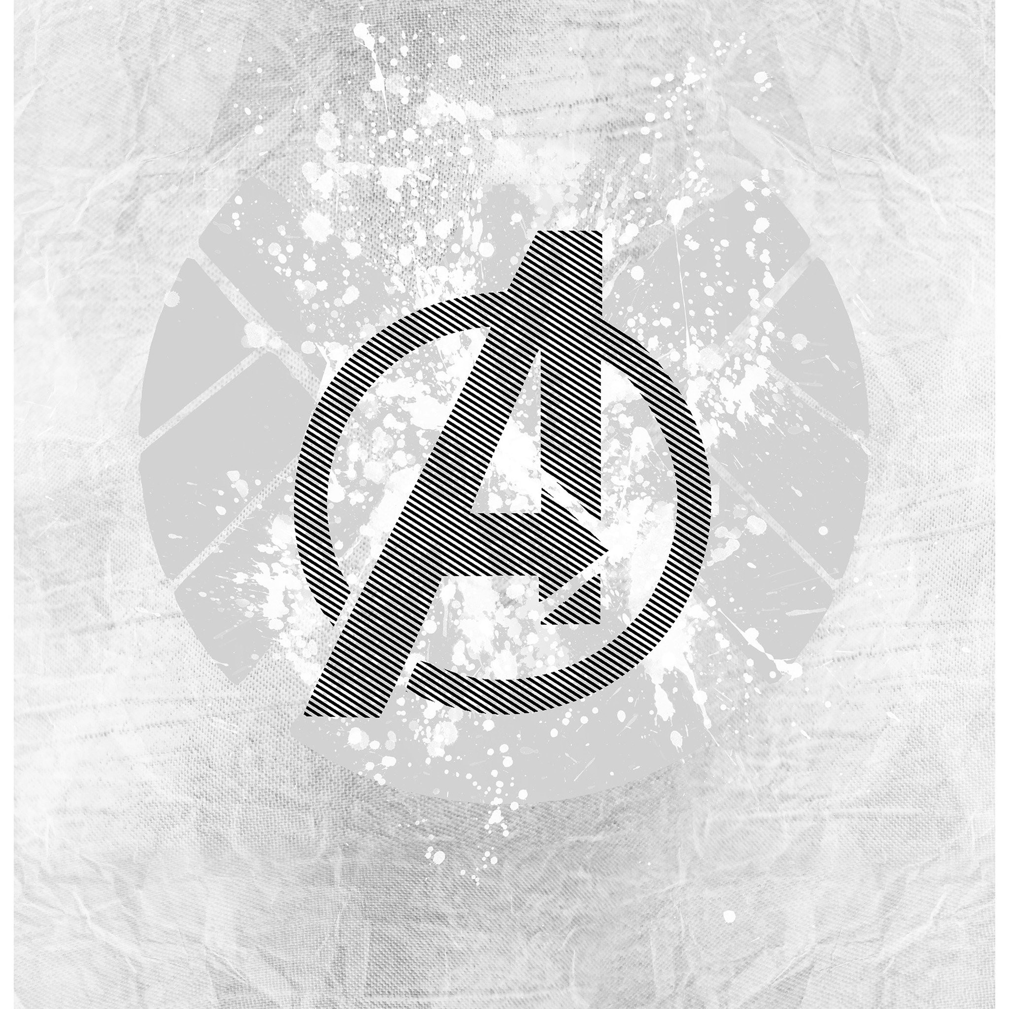 2048x2048 ... avengers logo art hero white ipad air wallpaper download iphone ...