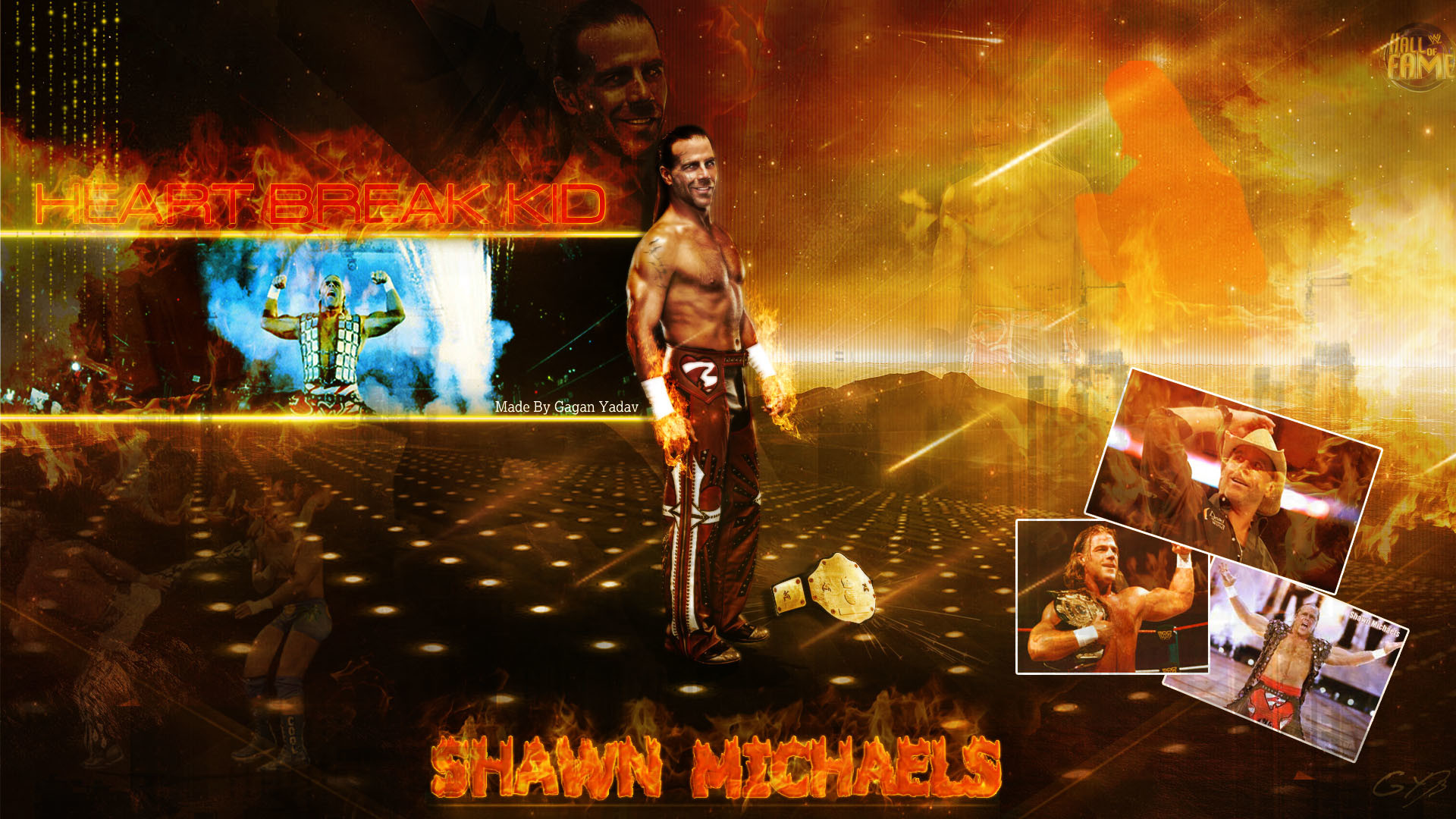 1920x1080 Shawn Michaels HBK Wallpaper by GJ30GaganJ30 Shawn Michaels HBK Wallpaper  by GJ30GaganJ30