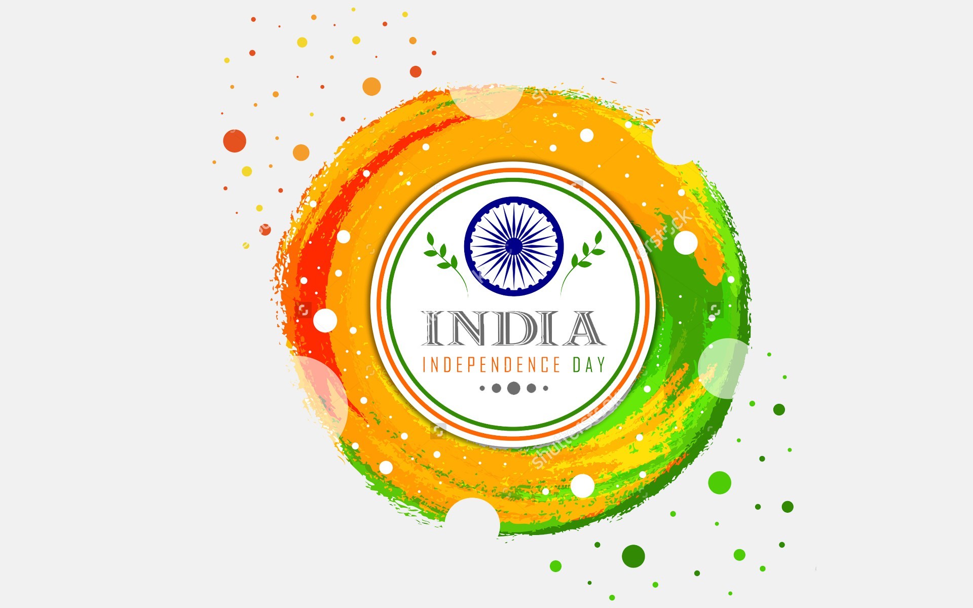 1920x1200 Indian Independence Day Card 2018