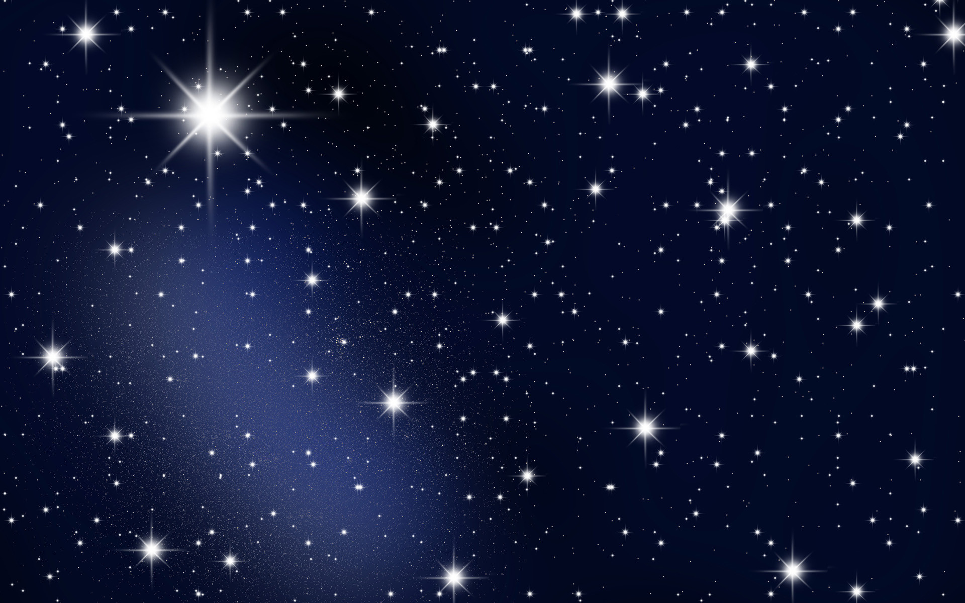 1920x1200 Starry Night HD Desktop Backgrounds
