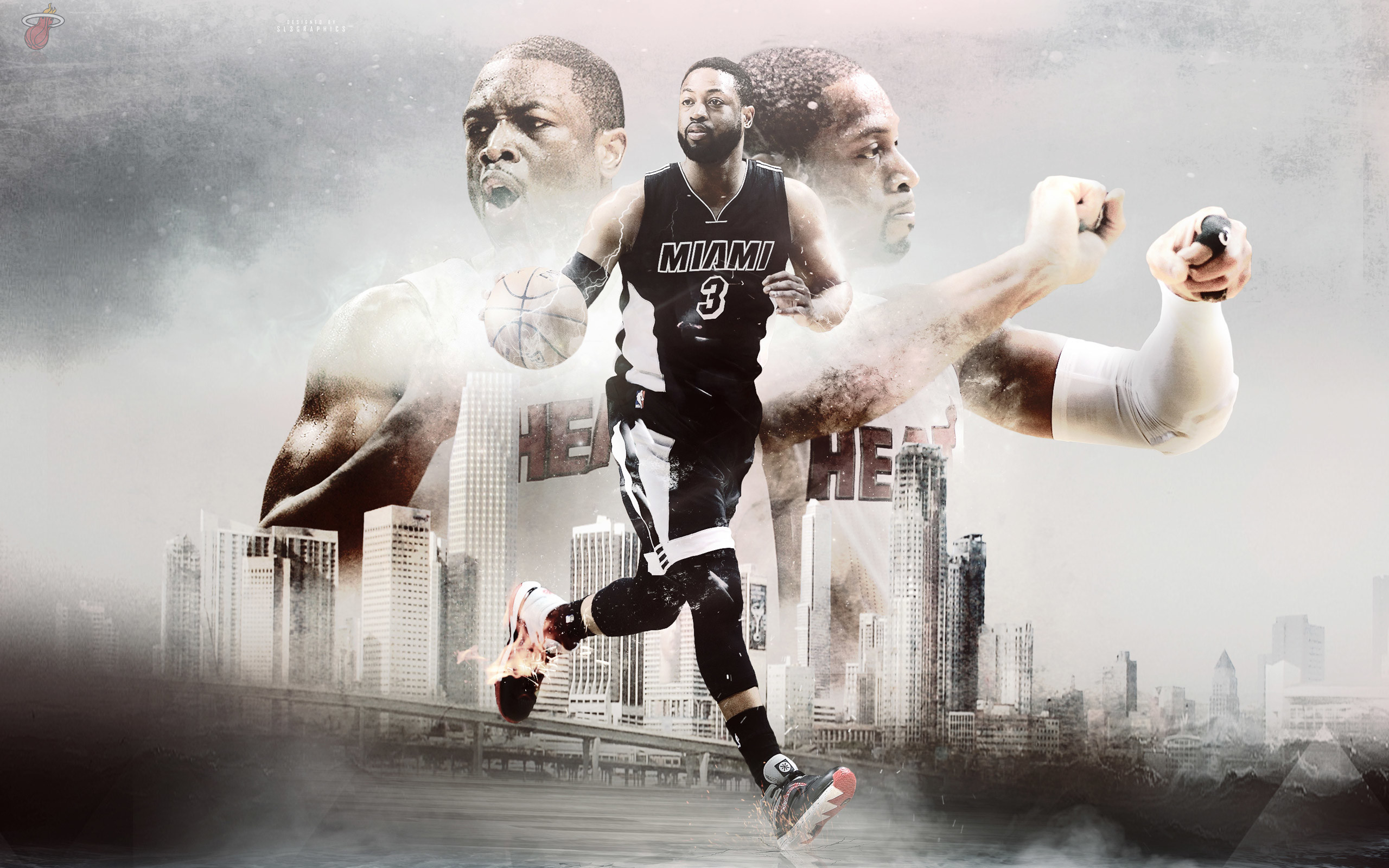 2560x1600 ... Miami Heat Wallpapers Basketball Wallpapers at BasketWallpapers.com ...