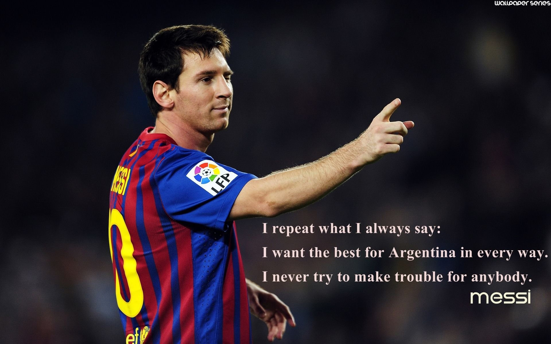 1920x1200 Lionel Messi Best Motivational Quotes Wallpaper 10734