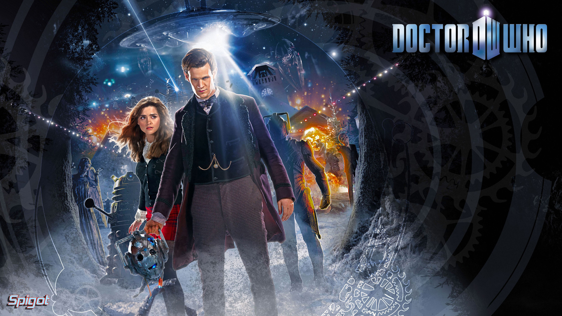 1920x1080 Dr who Time of the Doctor 2. Here's another couple of wallpaper's I did for Matt  Smiths ...