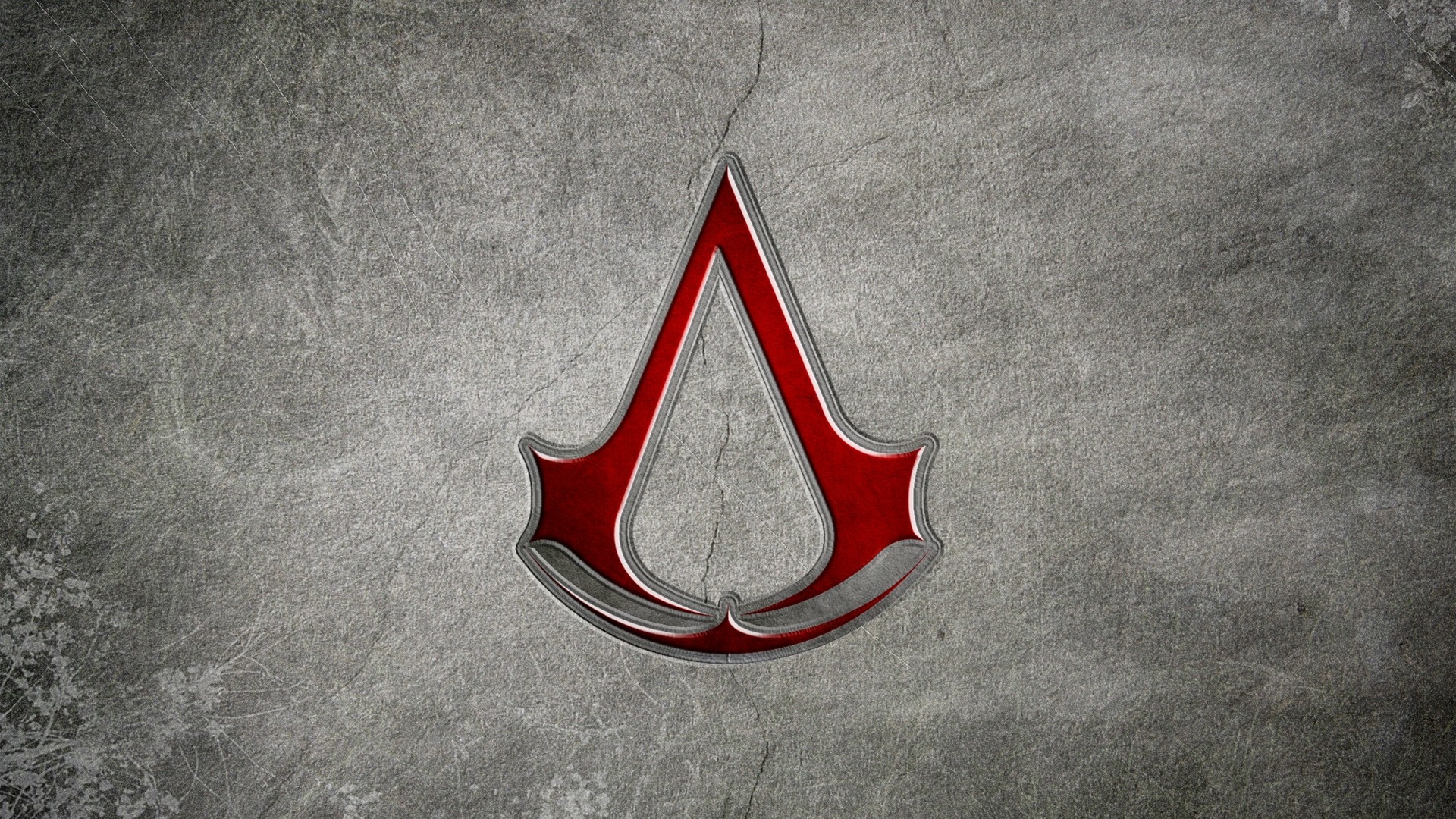 1920x1080 Preview wallpaper assassins creed, assassins symbol, background, graphics,  red 