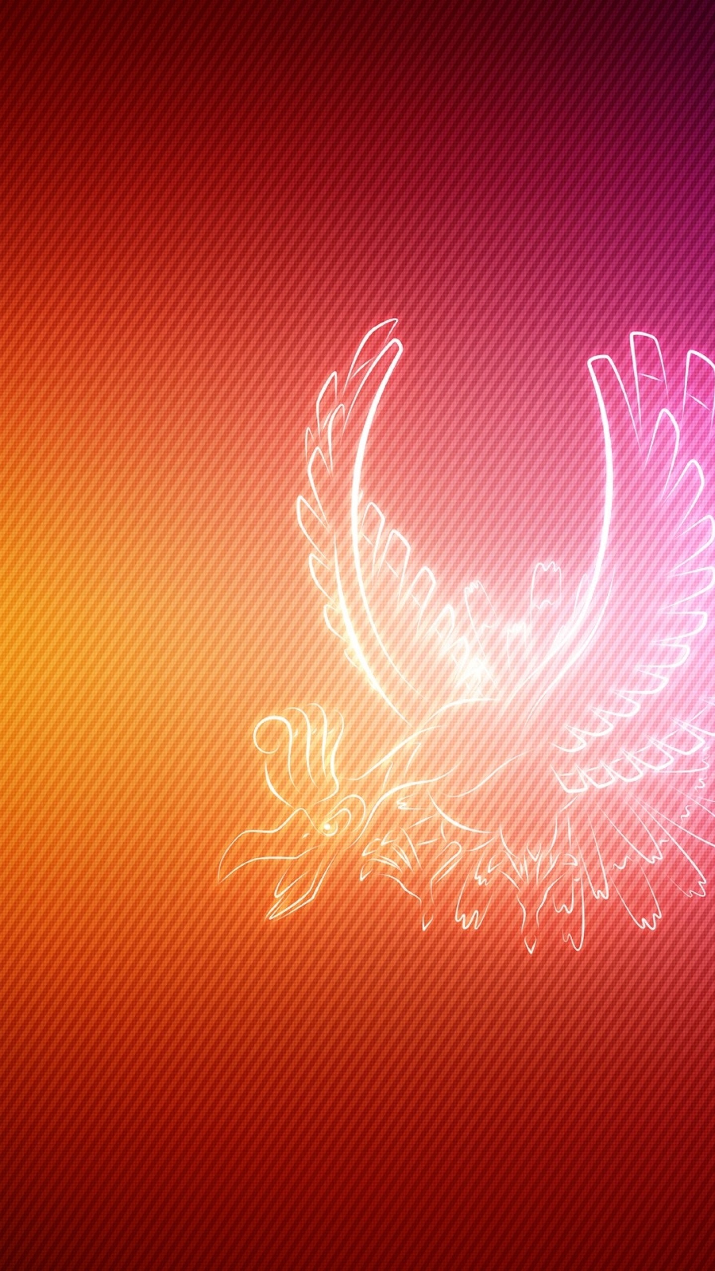 1440x2560  Wallpaper wings, pokemon, bird, ho oh