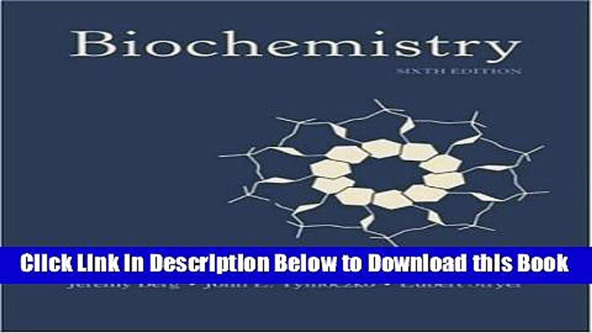 1920x1080 [Reads] By Jeremy M. Berg - Biochemistry (Biochemistry (Berg)) (Sixth  Edition) Free Books - video dailymotion