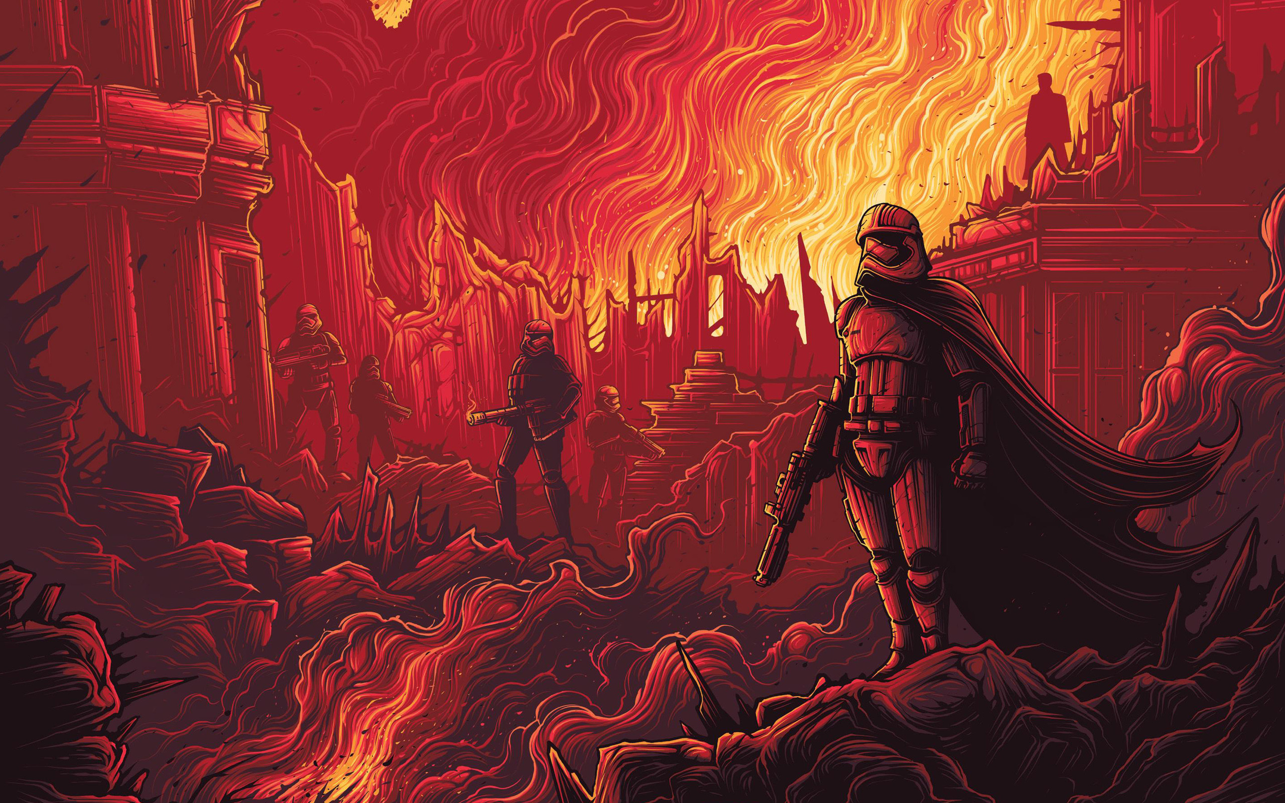 2560x1600 Stormtroopers Star Wars The Force Awakens Wallpaper