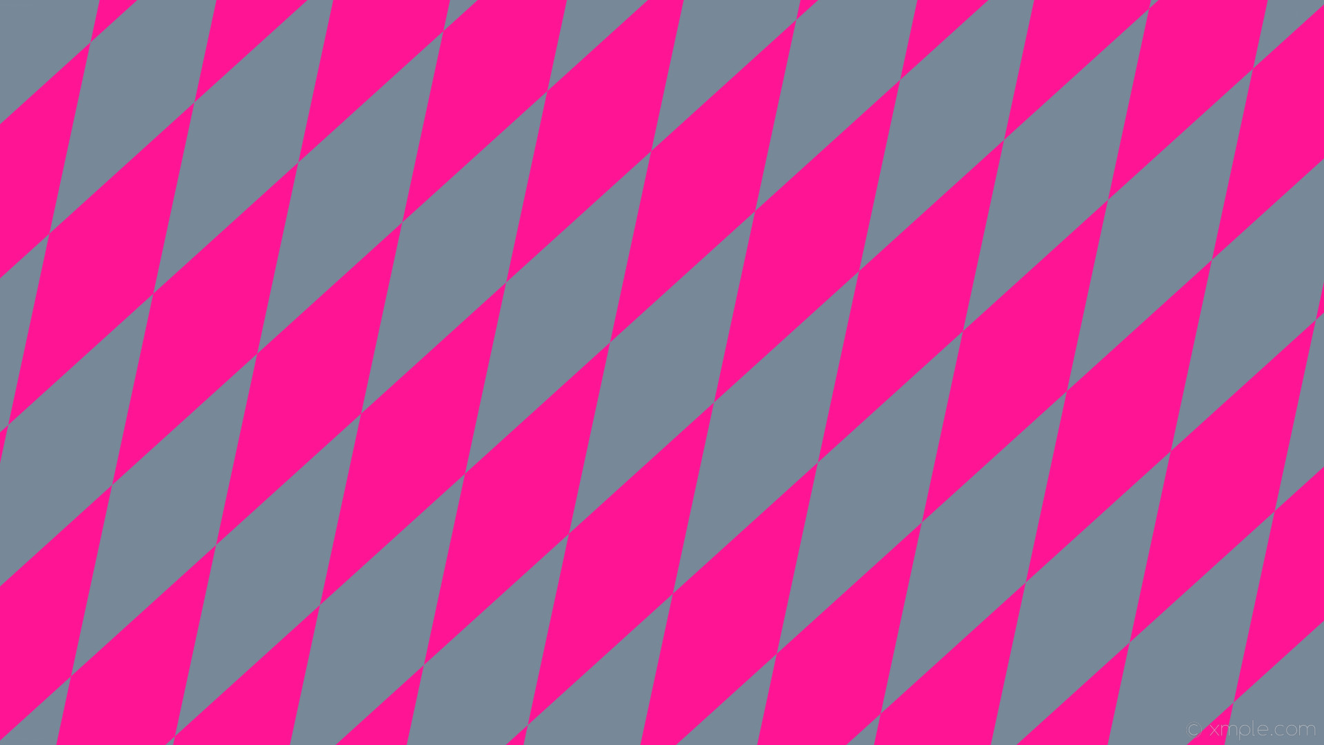 1920x1080 wallpaper pink lozenge diamond grey rhombus light slate gray deep pink  #778899 #ff1493 60