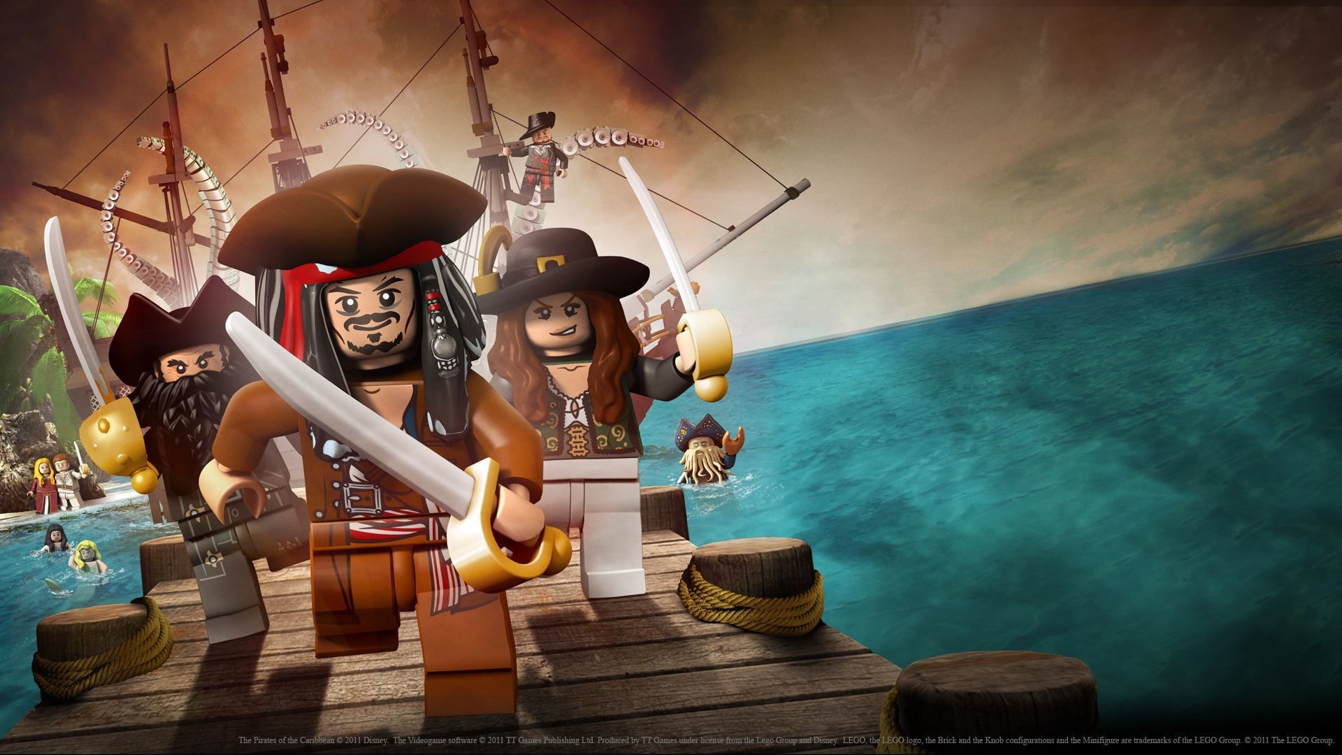 1920x1080 LEGO Pirates of the Caribbean: The Video Game HD Wallpapers