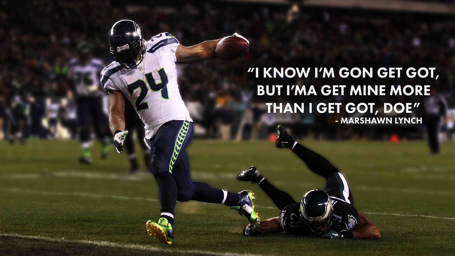 1920x1080 Inspirational Wallpaper I made... Marshawn Style ...