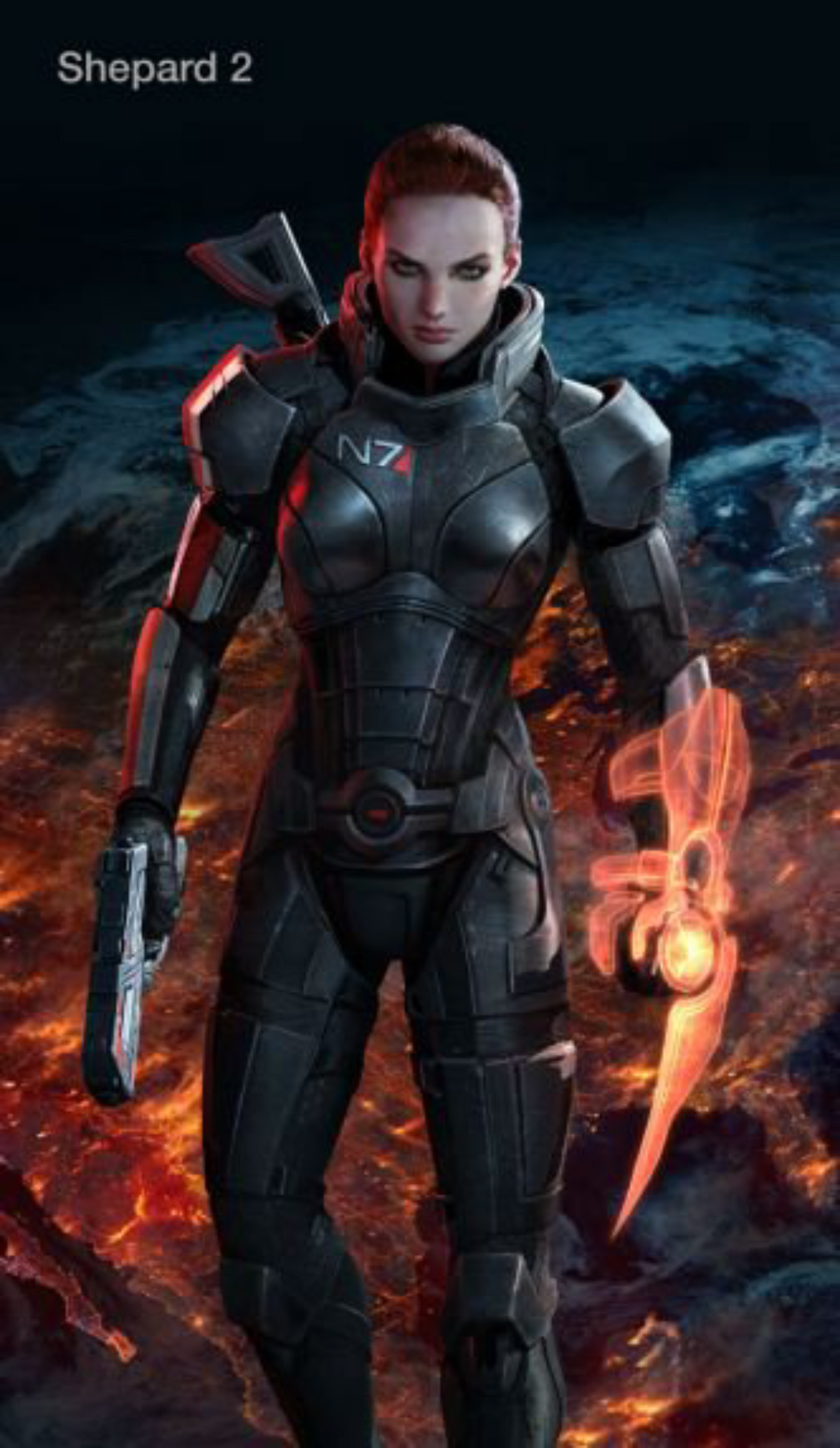 2000x3446 Mass Effect 3 Female Shepard 2
