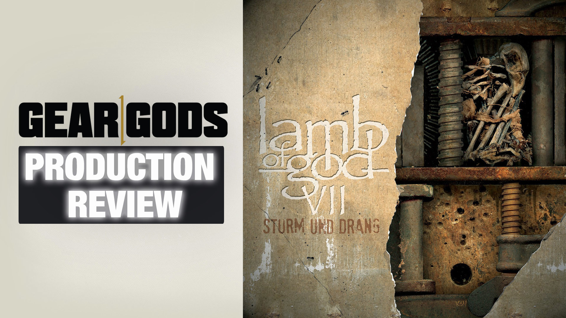 1920x1080 Gear Gods Album Production Review - LAMB OF GOD's VII: Sturm Und Drang -  GearGods