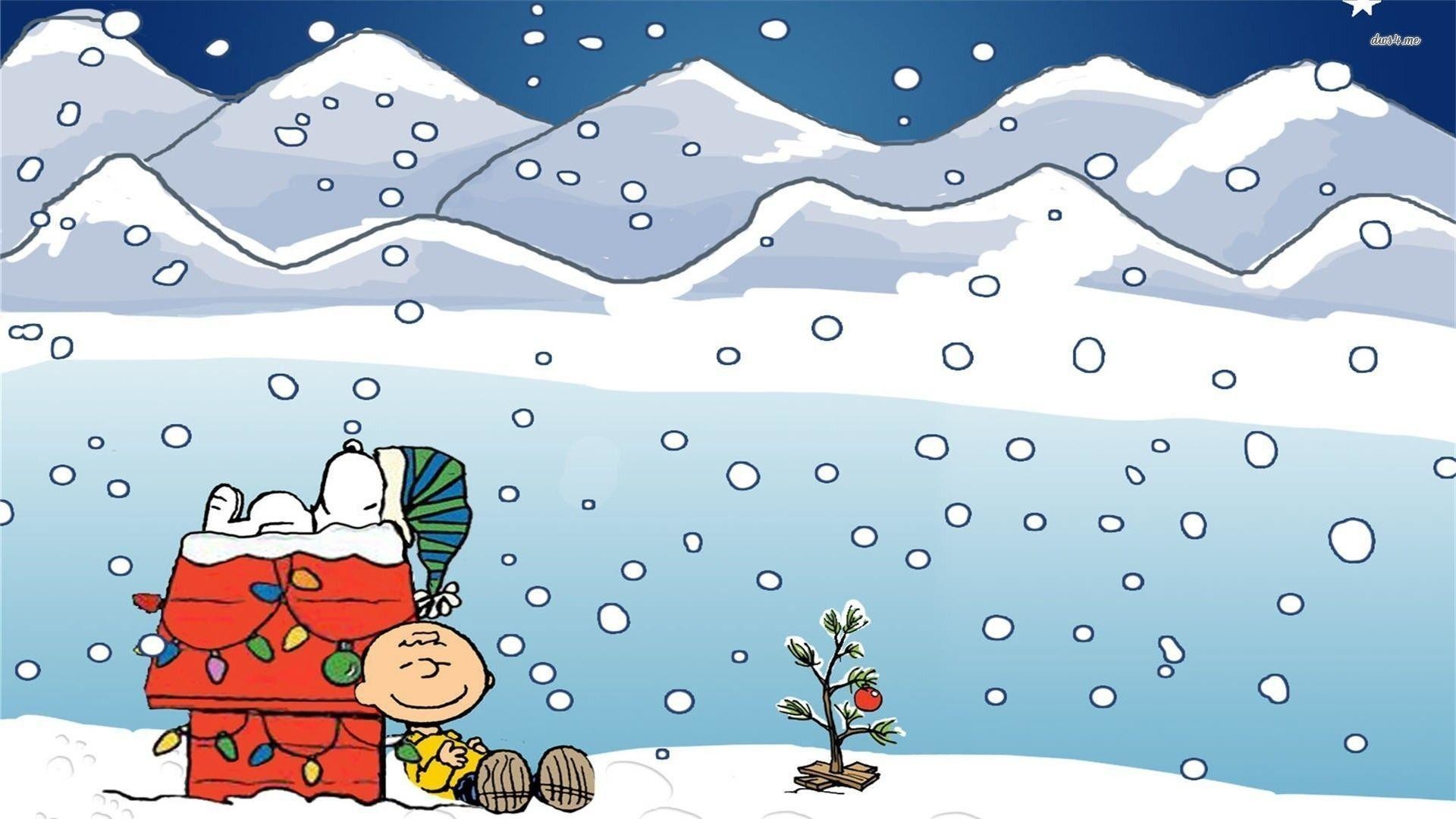 1920x1080  Wallpapers For > Charlie Brown Snoopy Christmas Wallpaper