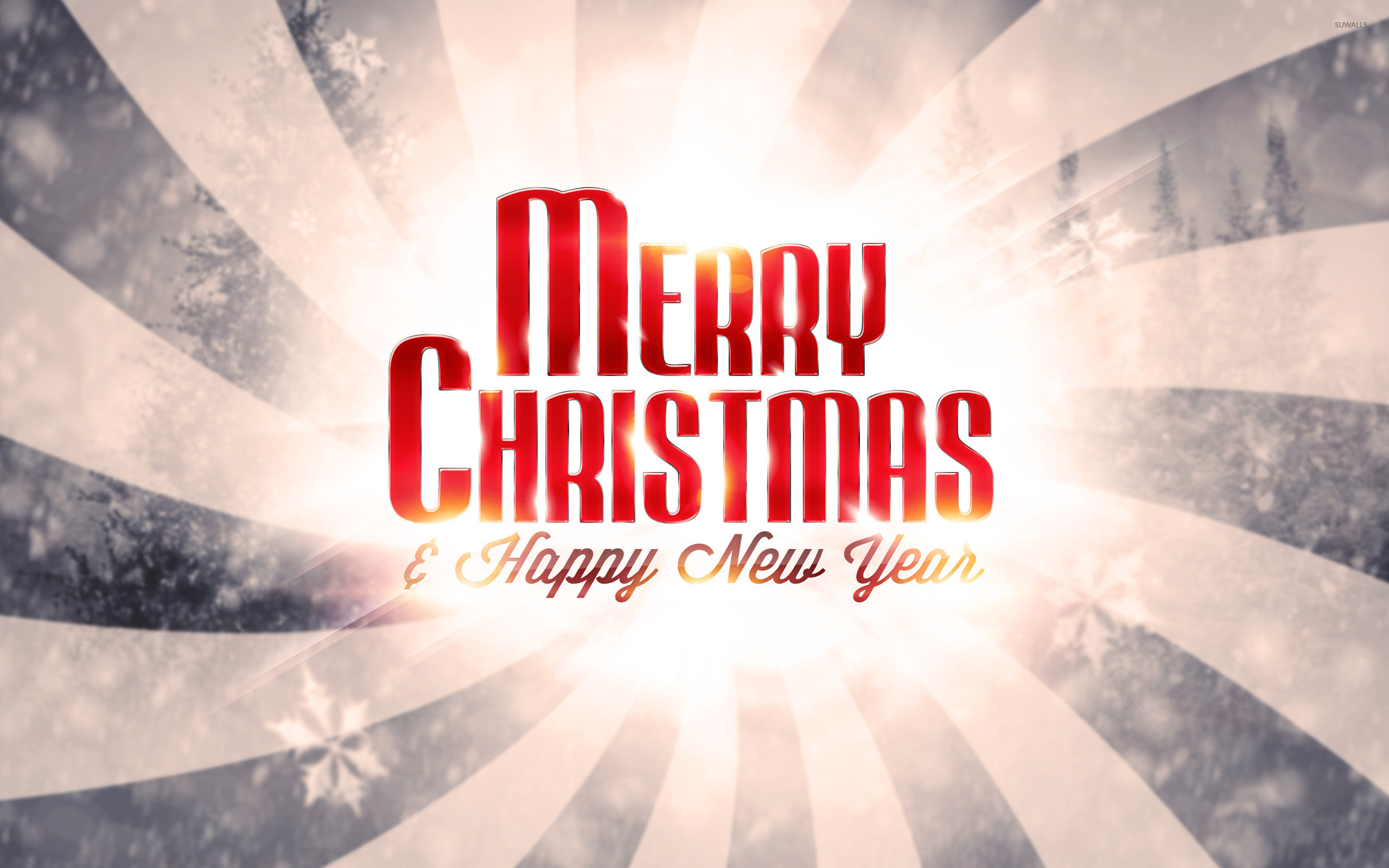 2560x1600 Merry Christmas and a Happy New Year wallpaper