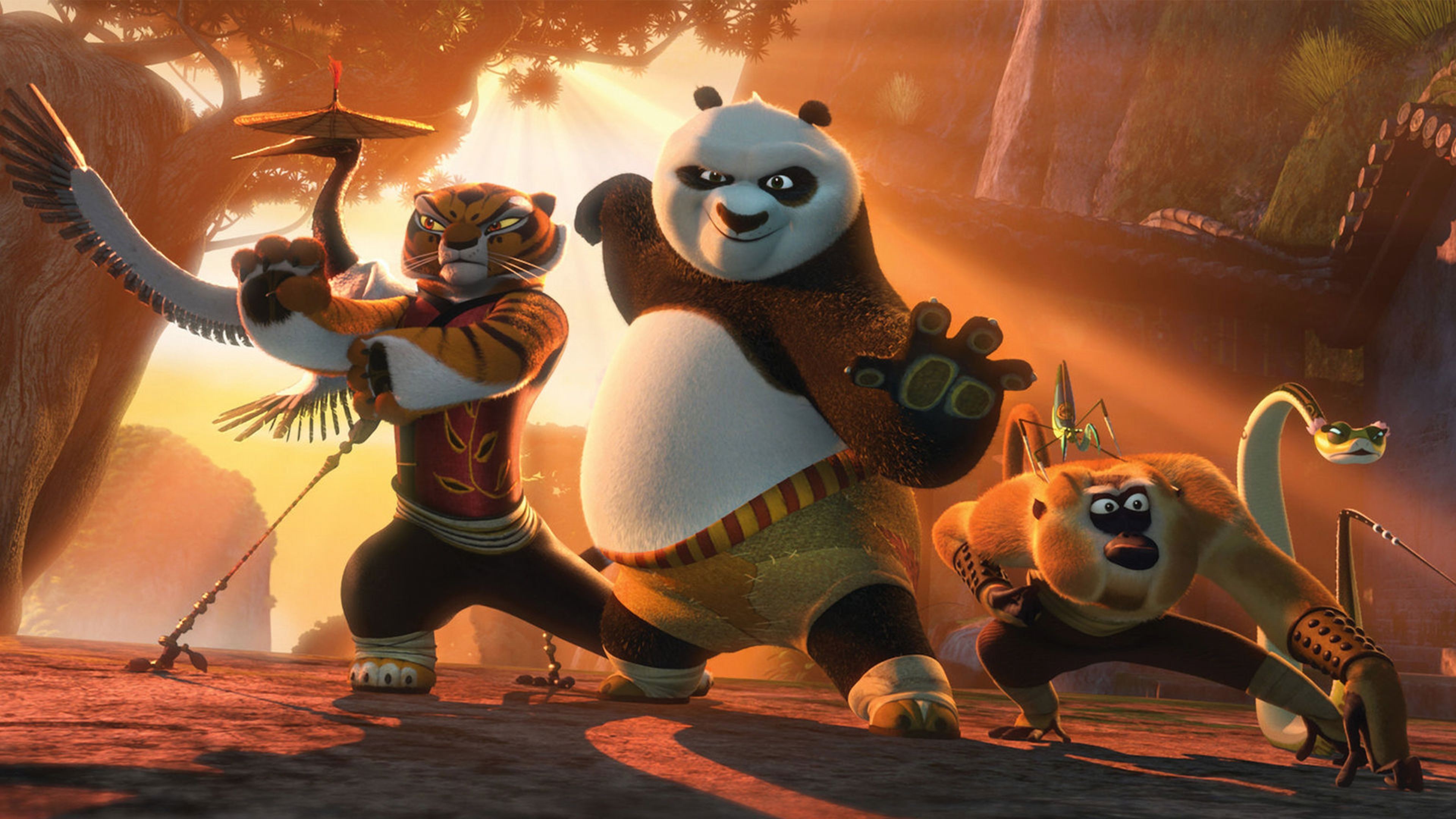 3840x2160 Launch Reveal Kung Fu Panda 3 Movie 4K Wallpaper