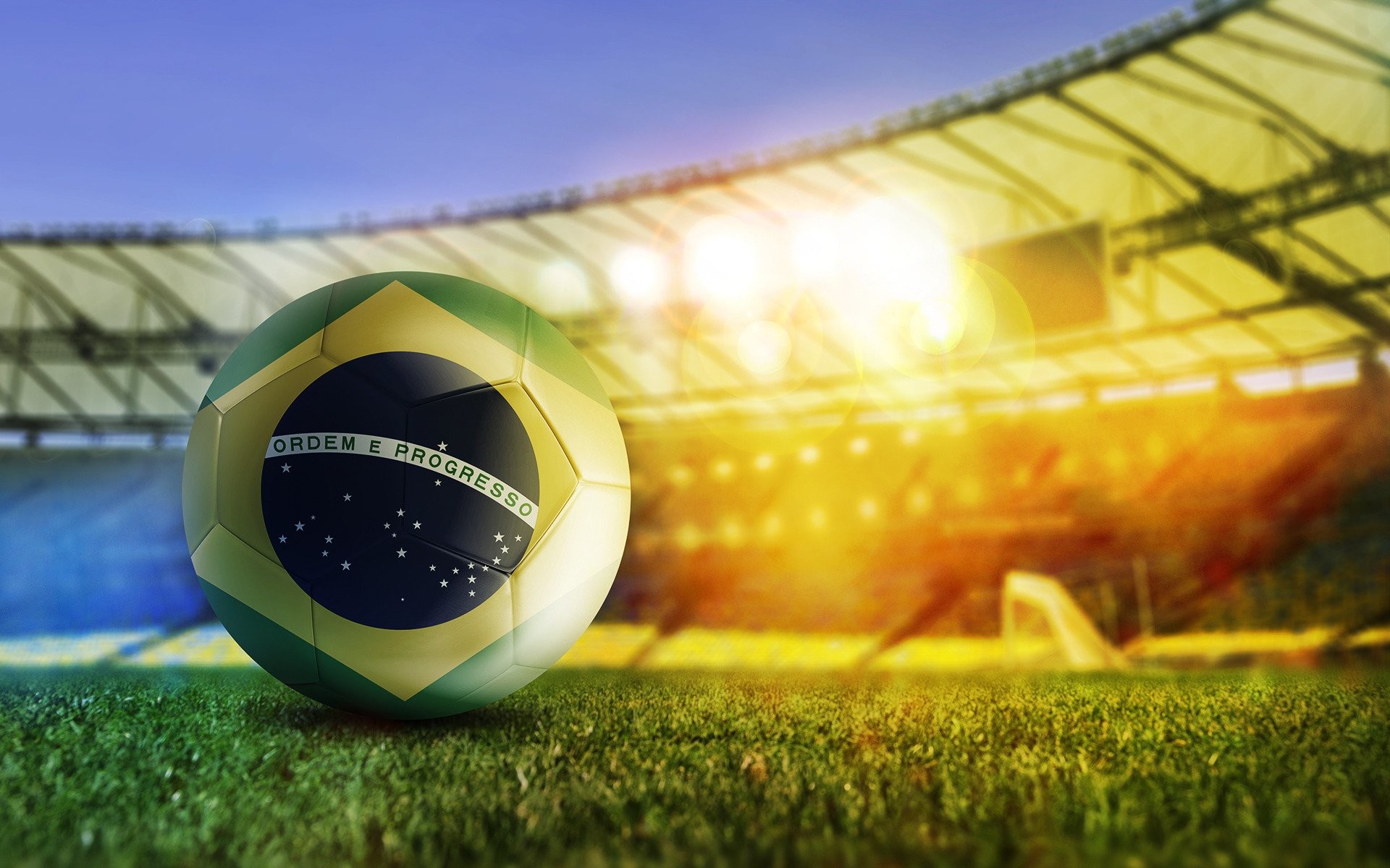 1920x1200 Brazil Soccer Background.