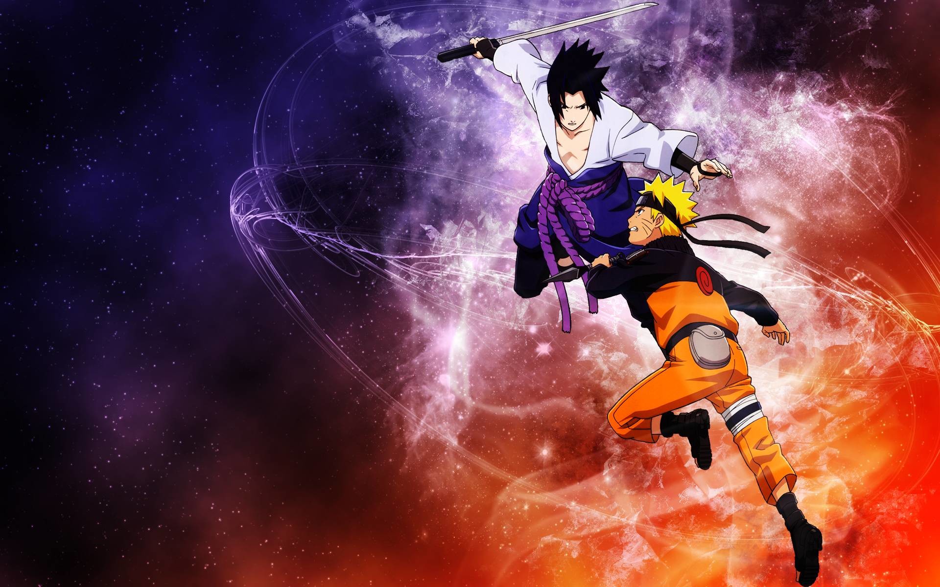 Download free Naruto Leaps Through Air With Rasengan Wallpaper -  MrWallpaper.com