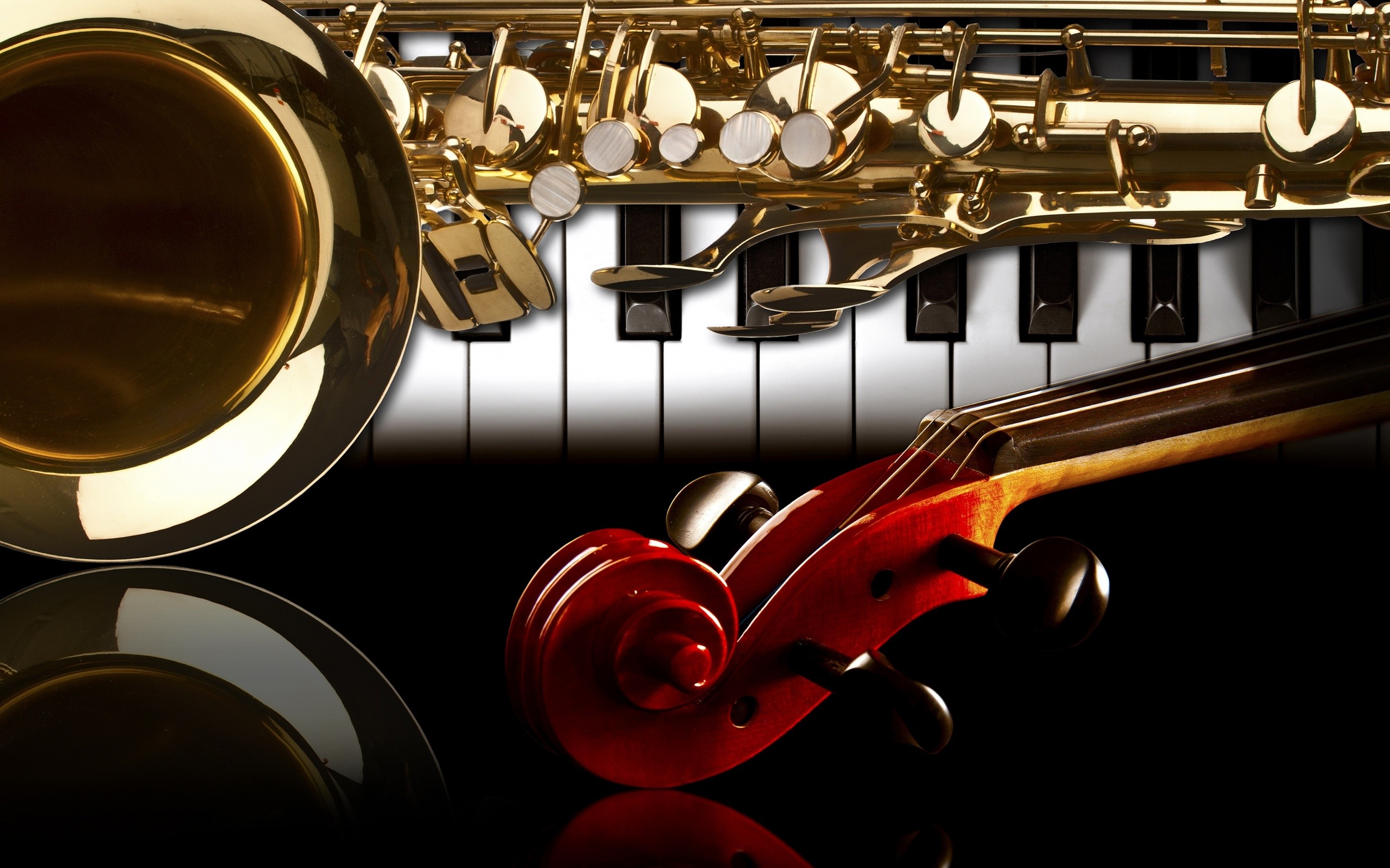 2560x1600 Band Musical Instruments Background