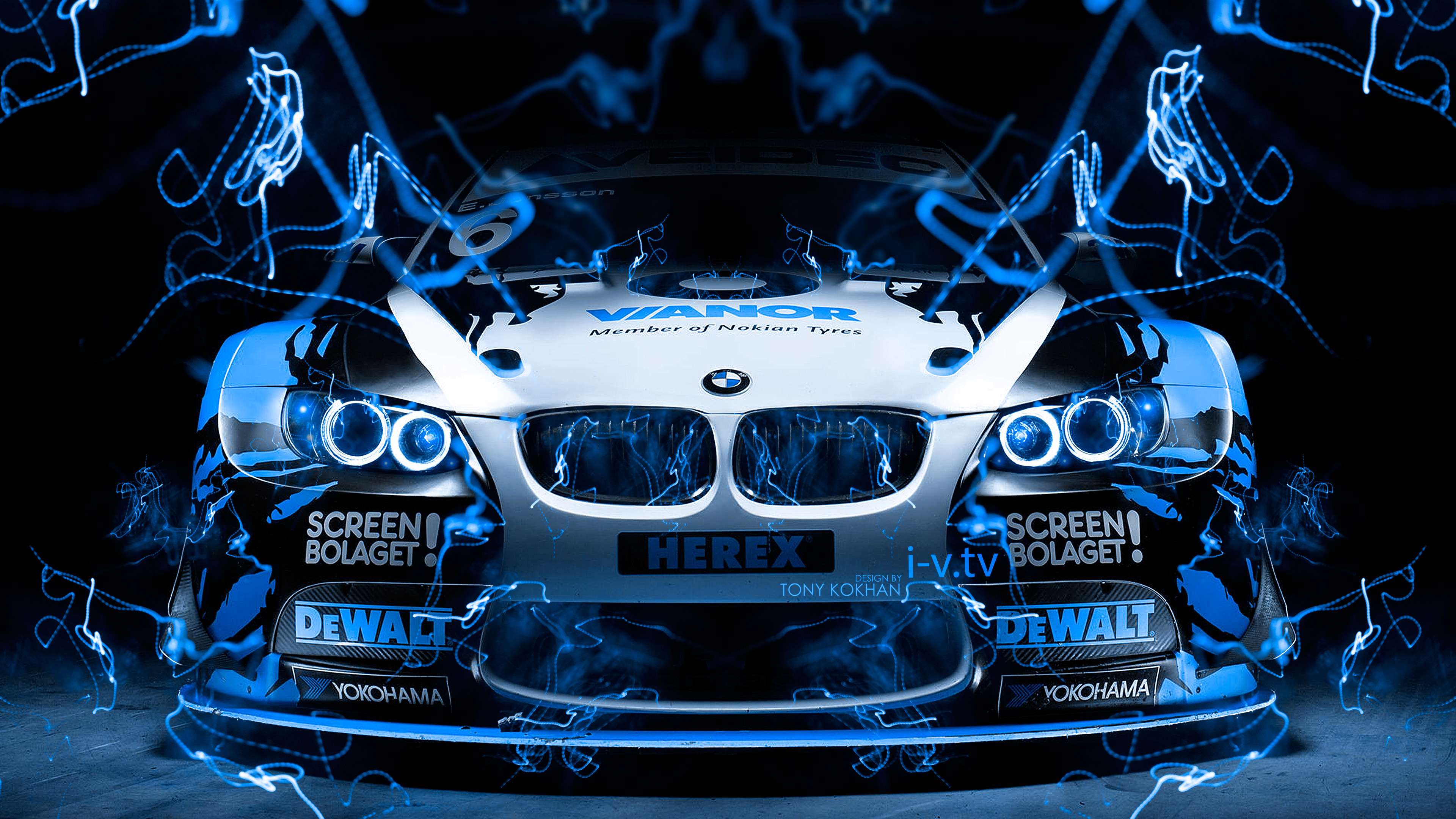 3840x2160 BMW M3 Vinyl Style Energy Car 2015 Art Sport Wallpapers Â« Ino Vision