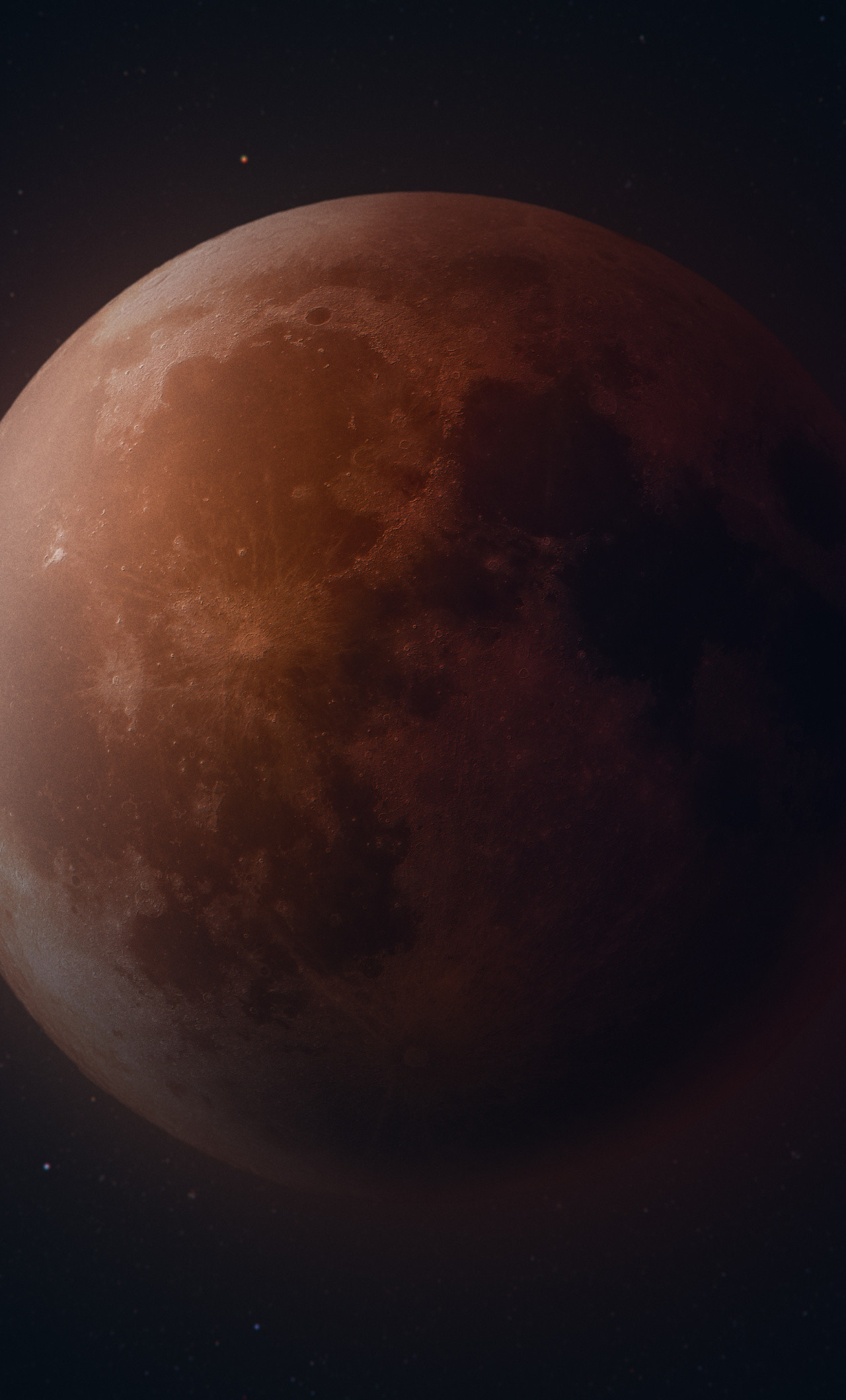 1280x2120 Downaload Blood moon, close up, dark, lunar eclipse wallpaper, ,  iPhone 6 Plus