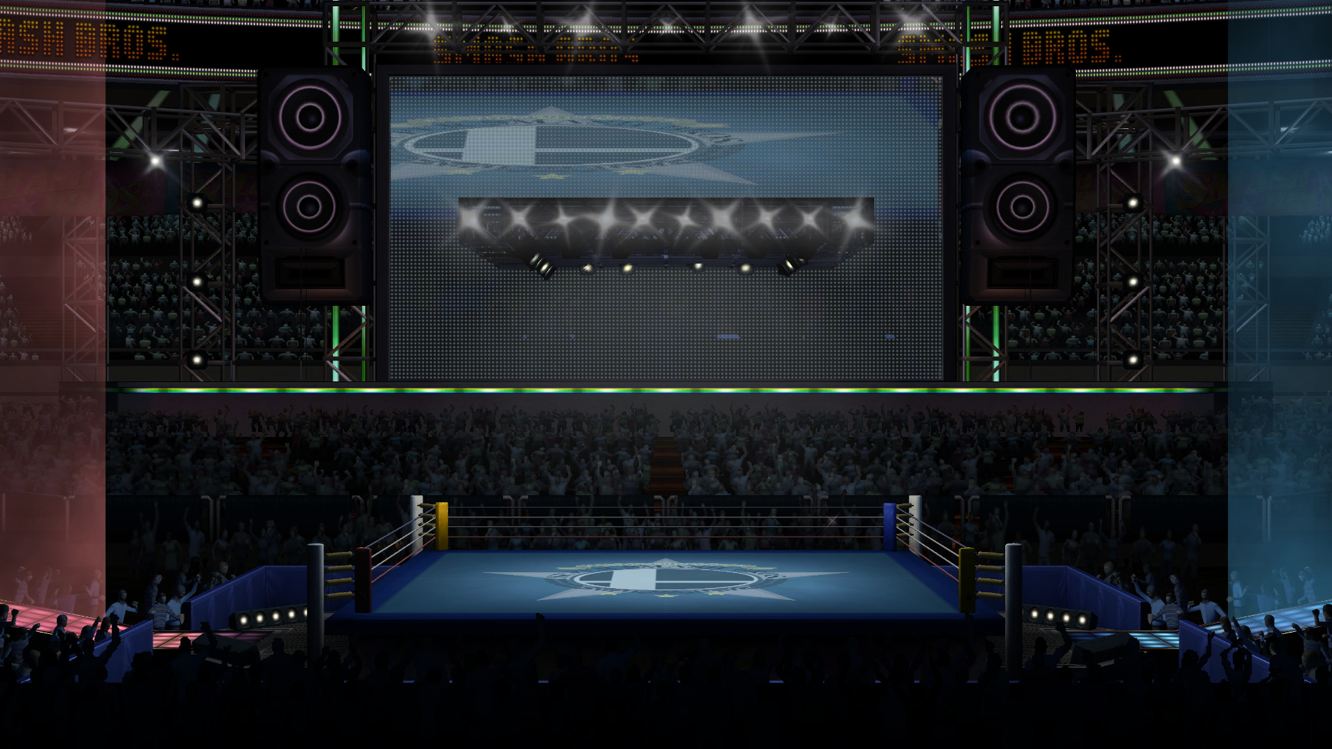 1920x1080 ... SSBB Stages - SmashU Boxing Ring (WIP) by DSX8