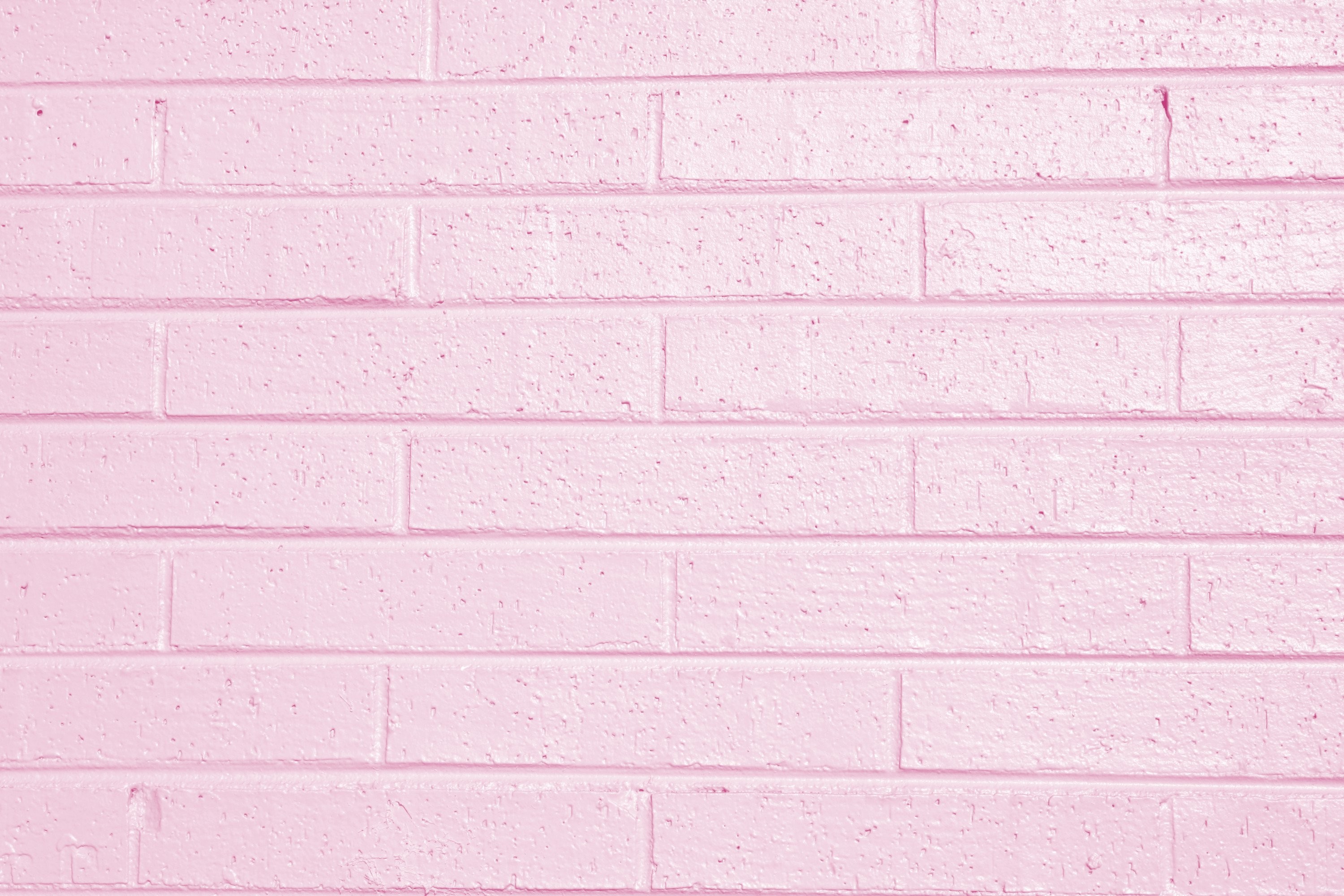 3000x2000 Free High Resolution Photo Of A Brick Wall Painted Light Pink. Great  Desktop Wallpaper Or
