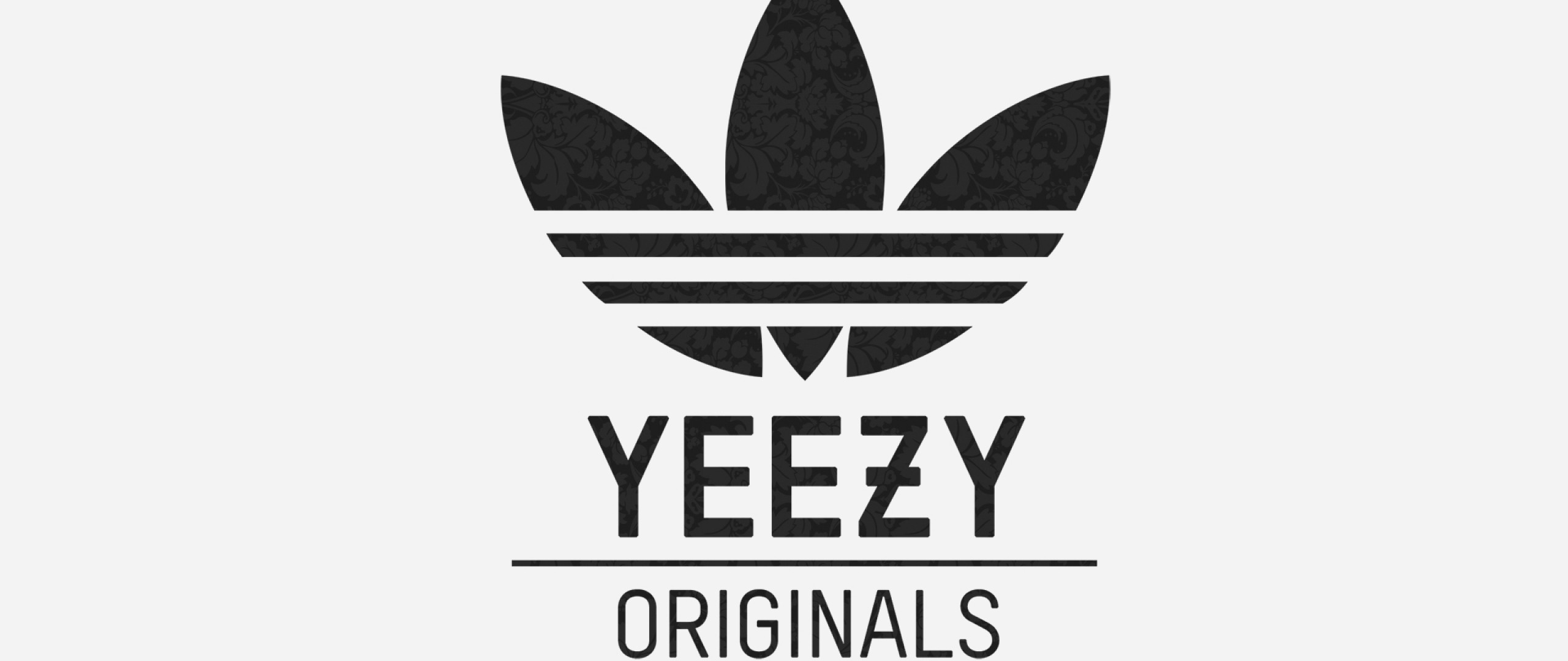 2560x1080  Wallpaper adidas, yeezy, logo