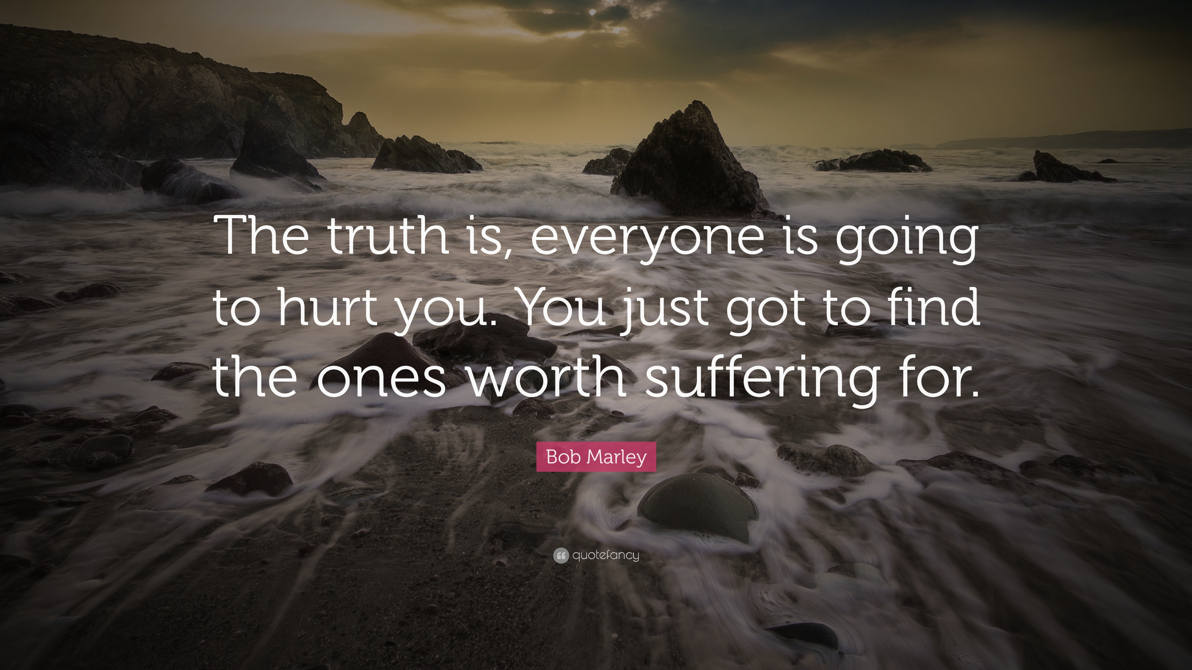 3840x2160 ... Bob Marley Quotes Love Suffering Bob Marley Quote “The Truth Is,  Everyone Is Going ...