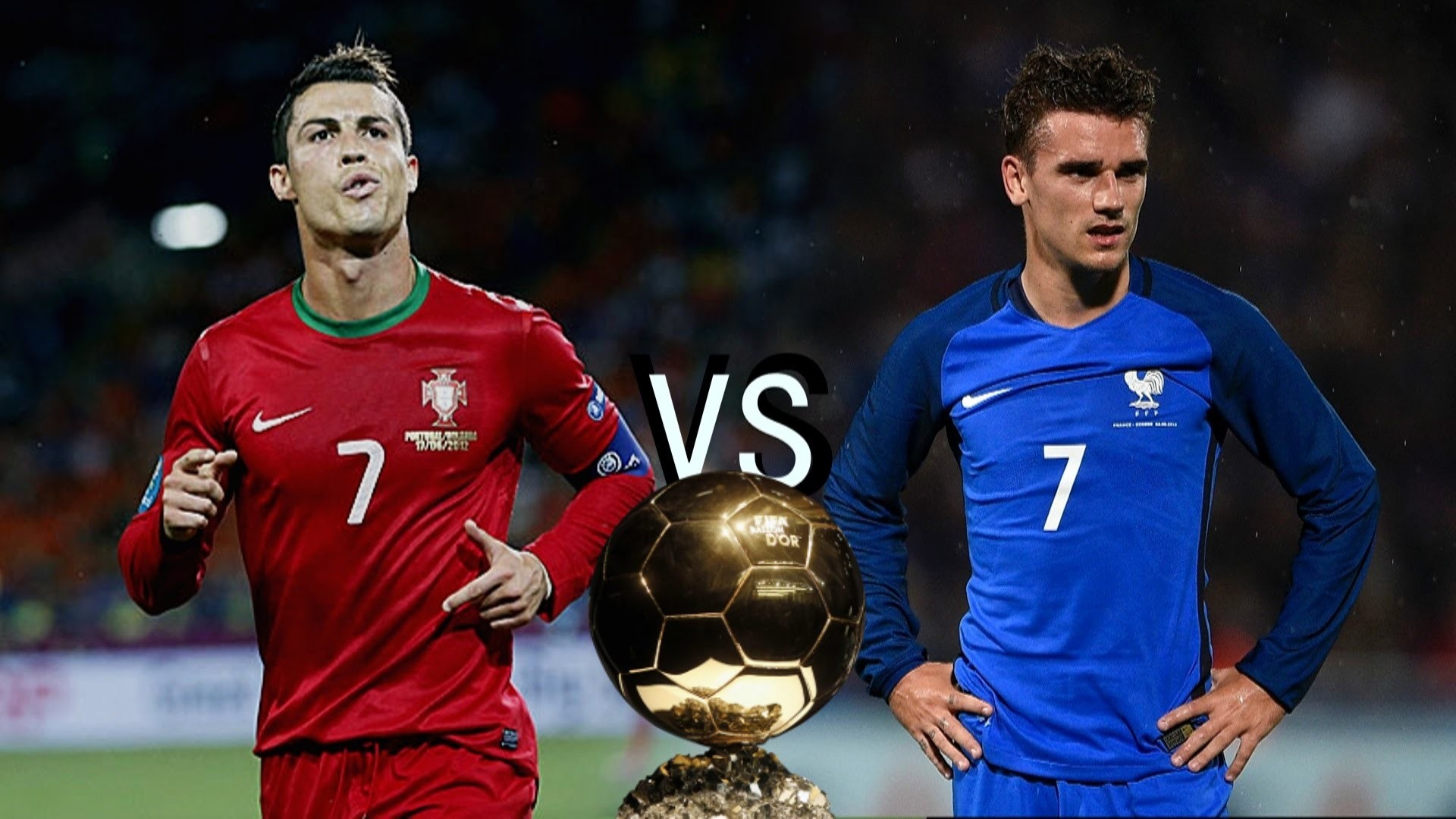 1920x1080 Cristiano Ronaldo vs Antoine Griezmann - Ballon D'Or Battle | 1080p HD -  YouTube