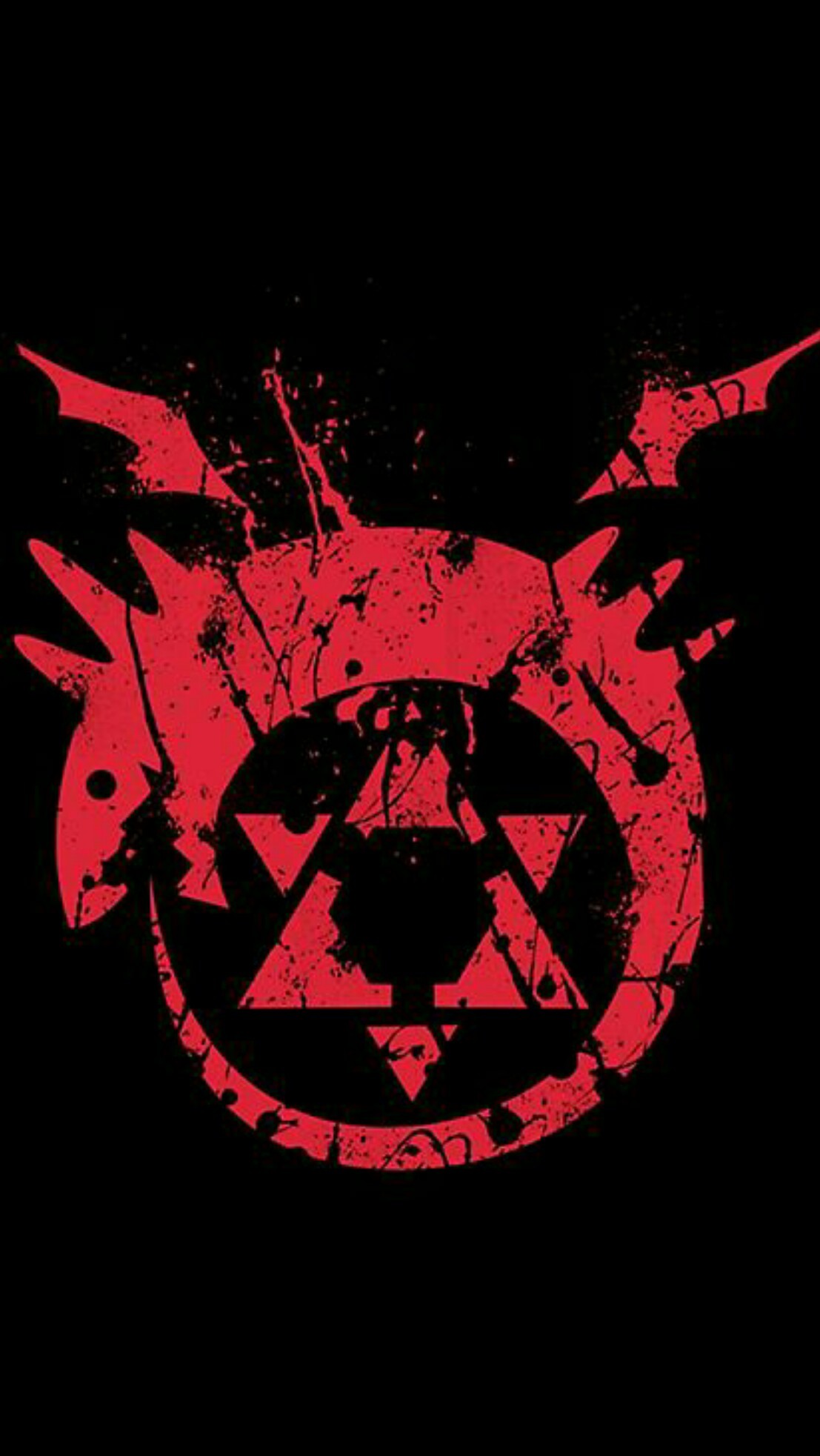 1107x1965 #anime #fma #black #wallpaper #android #iphone