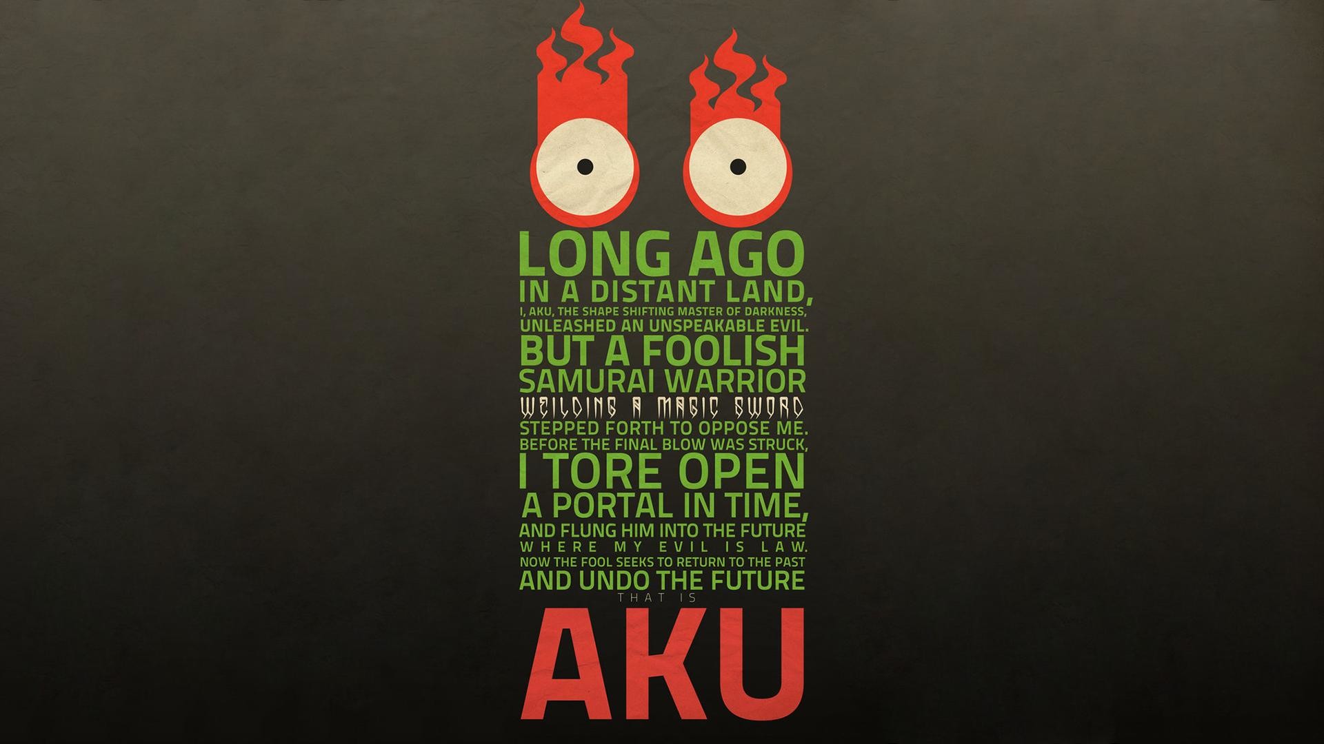 1920x1080 LONG AGO IN A DISTANT LAND, I, AKU, THE SHAPE SHIFTING MASTER OF