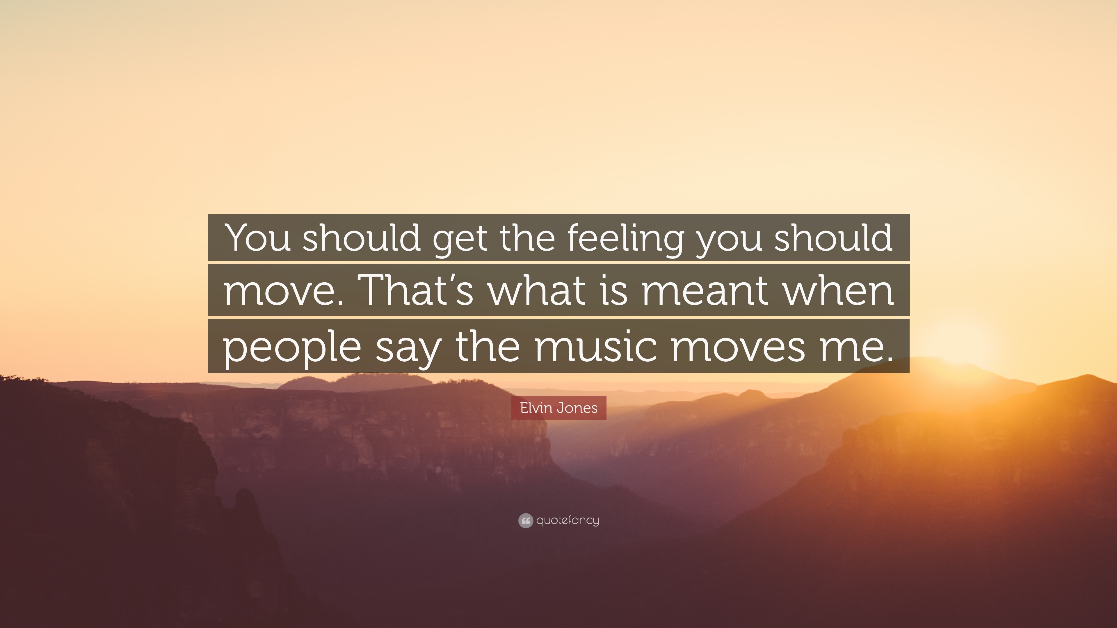 3840x2160 Elvin Jones Quote: “You should get the feeling you should move. That's what
