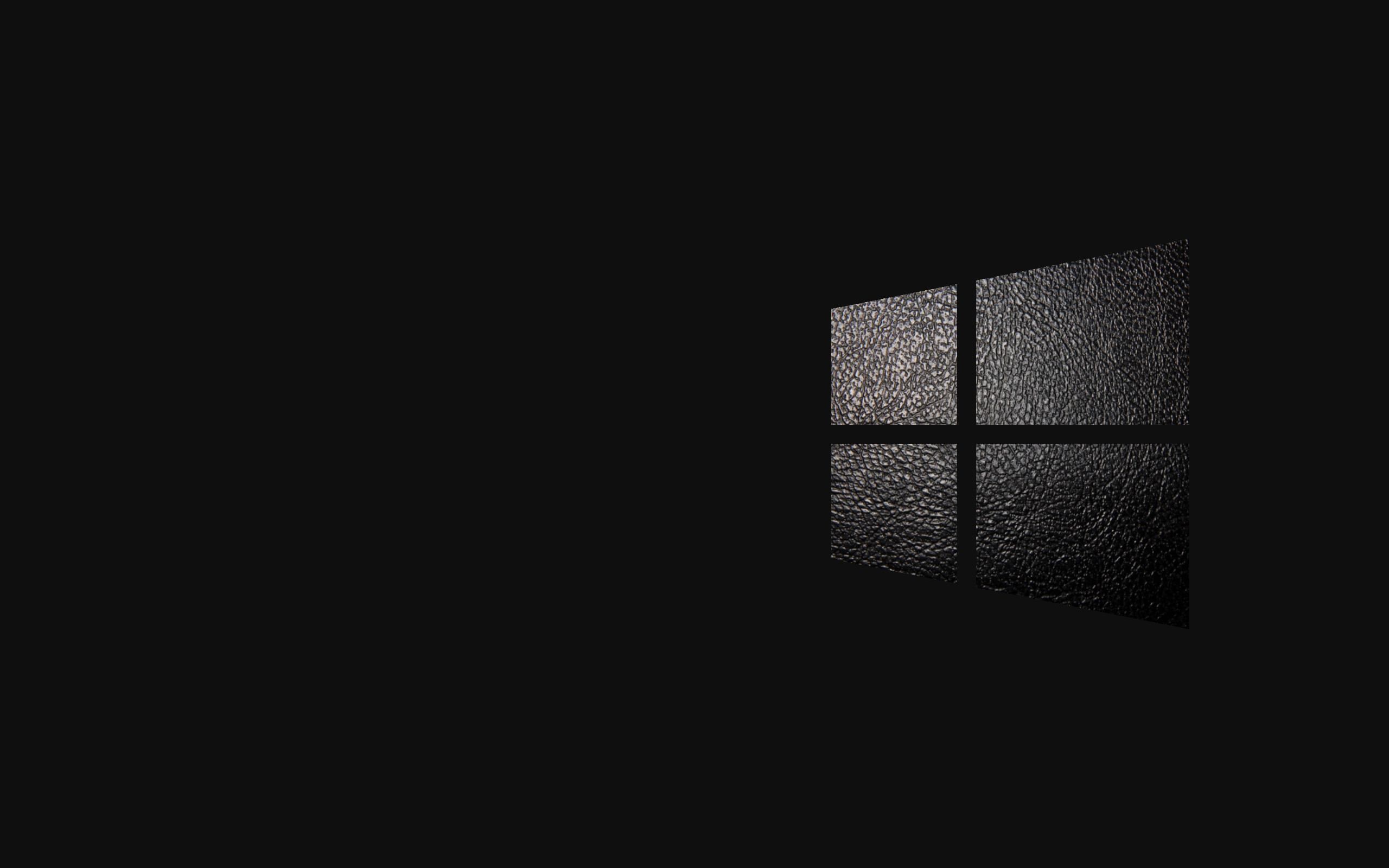 2560x1600 Windows10 Flag Black Leather by kwickone Windows10 Flag Black Leather by  kwickone