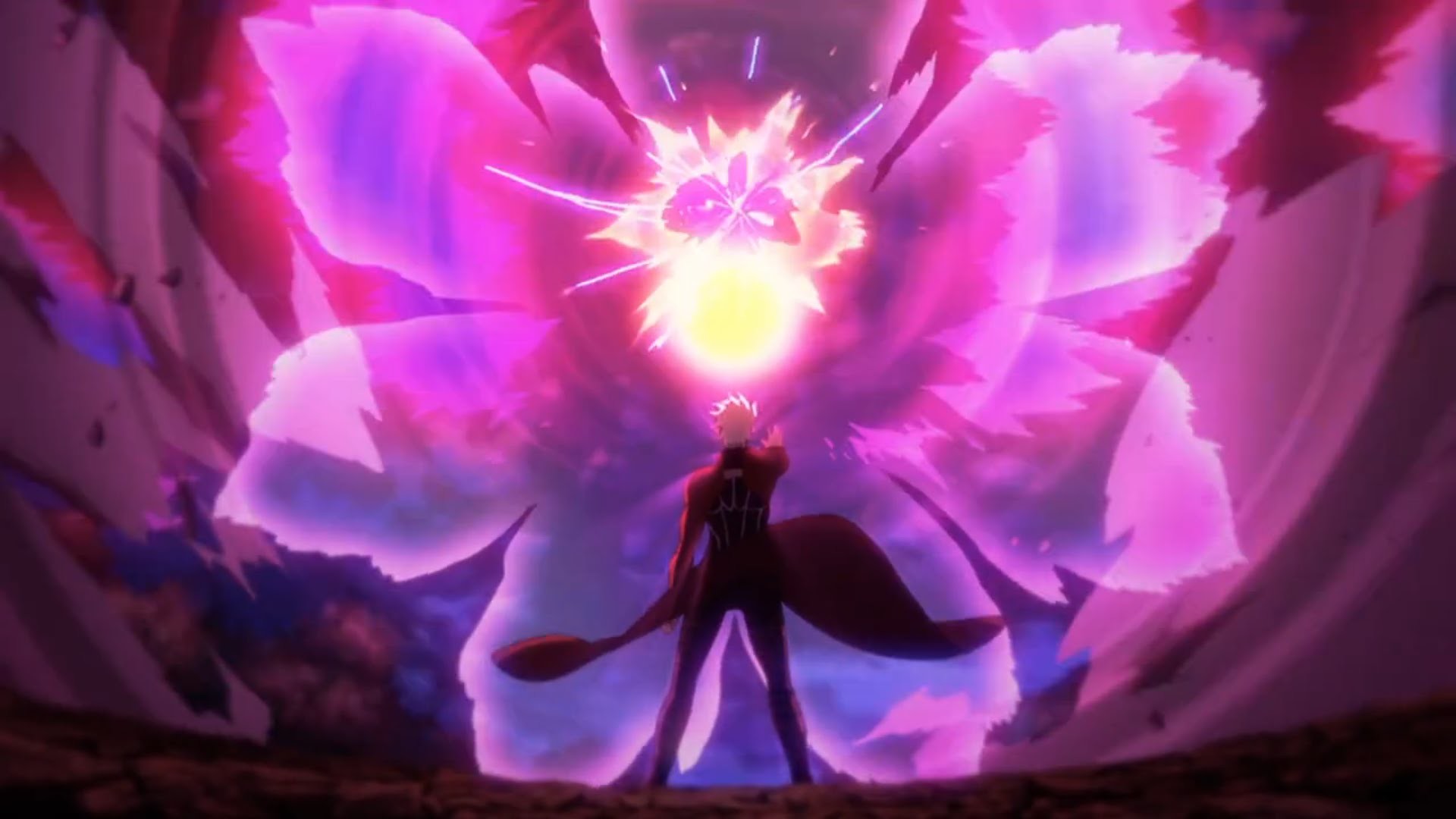 1920x1080 Archer vs Lancer - Fate/Stay Night Unlimited Blade Works 2015 [Eng Sub]