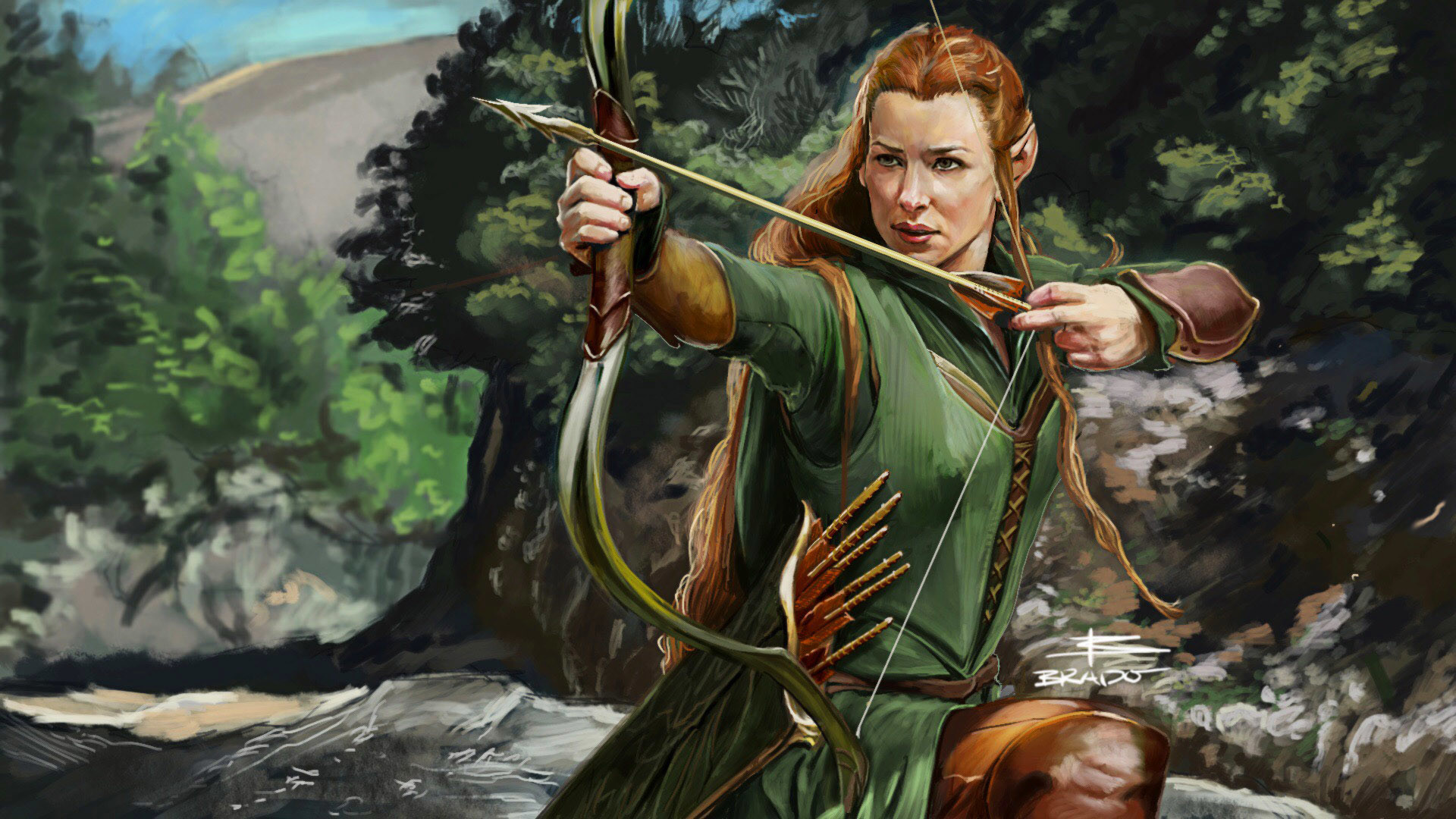 1920x1080 Tauriel from The Hobbit