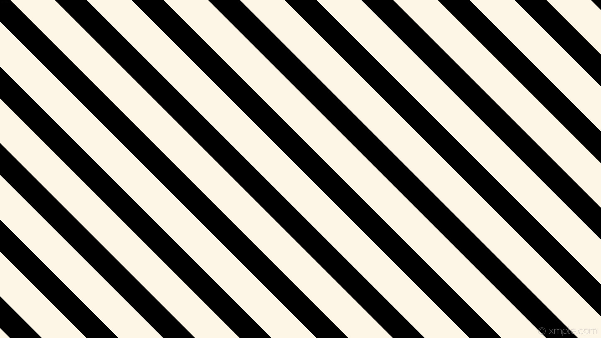 1920x1080 wallpaper stripes white black lines streaks old lace #000000 #fdf5e6  diagonal 135Â° 72px