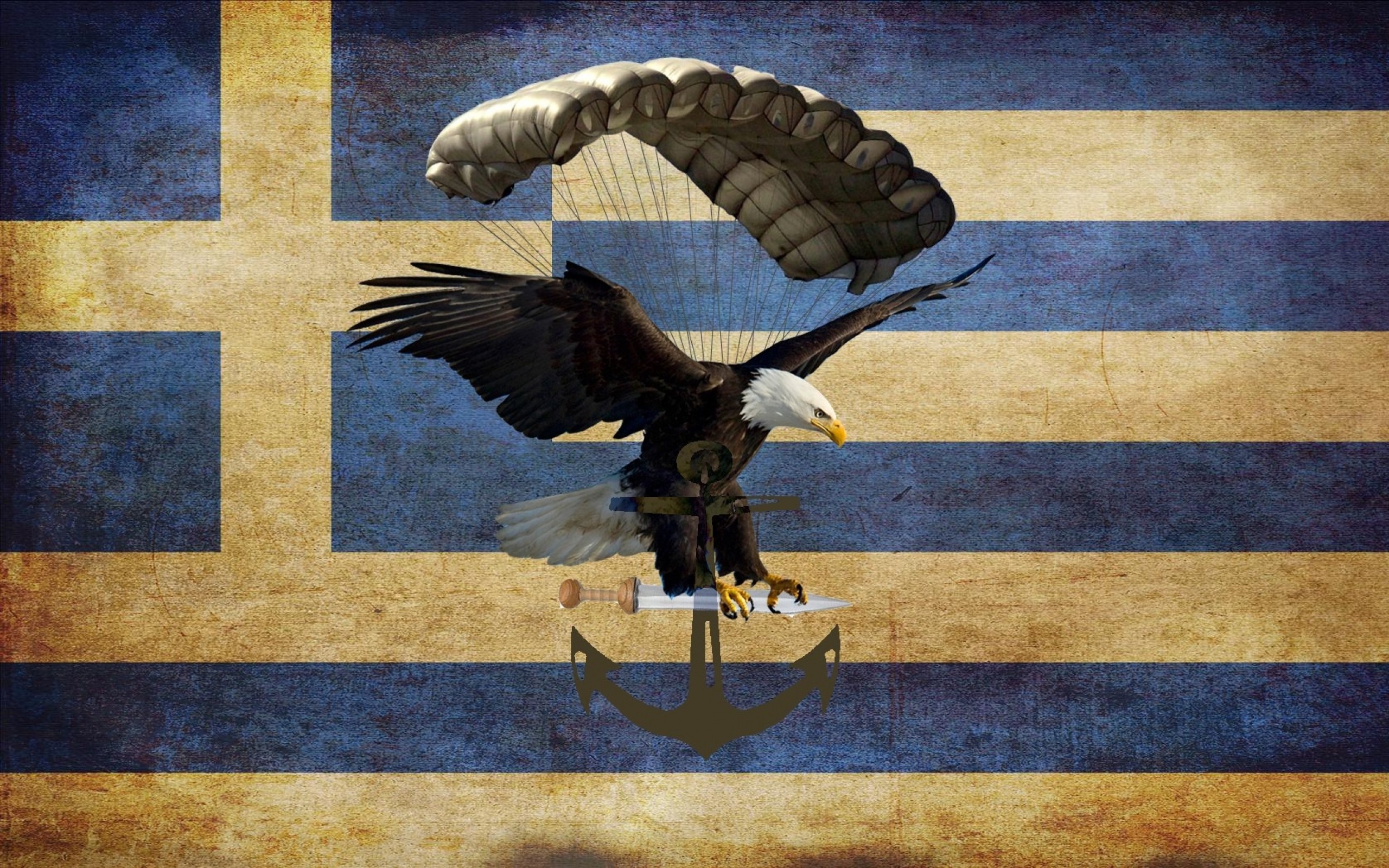 2560x1600 army seals greece special air service parachute greek flag greek army  hellas 1764x1048 wallpaper Art HD