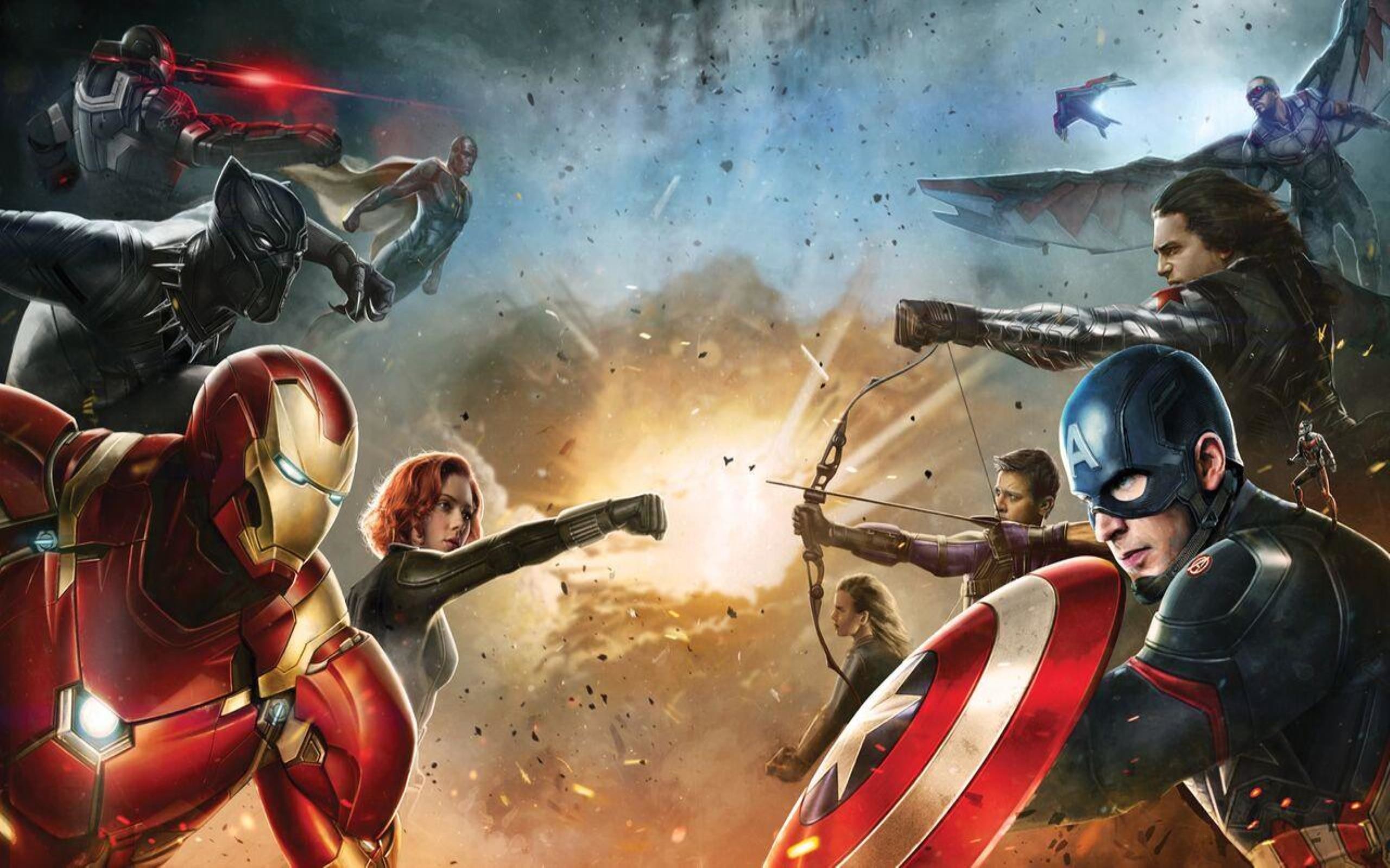 2560x1600 Captain America Civil War Movie Wallpapers